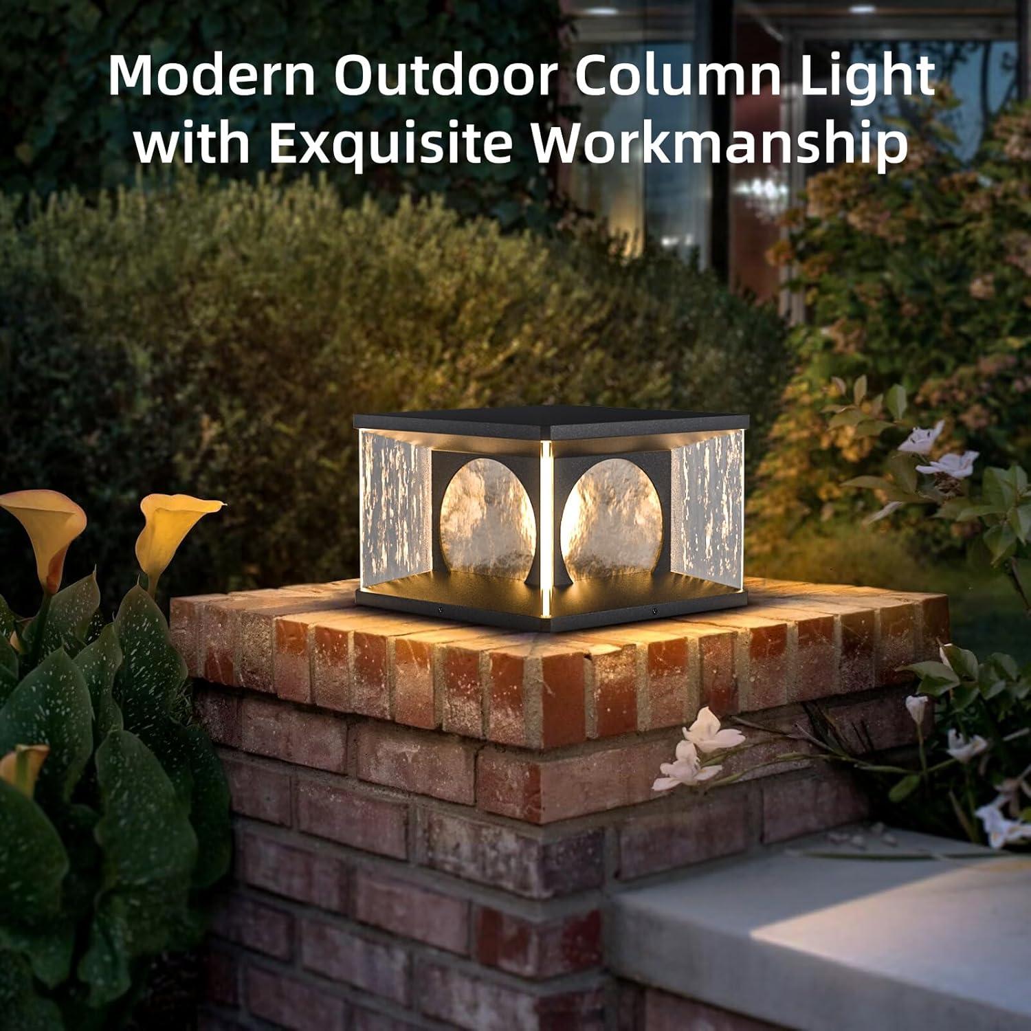 Luz de Poste Exterior PAKEDANDUN 30x30 cm LED 5W IP65