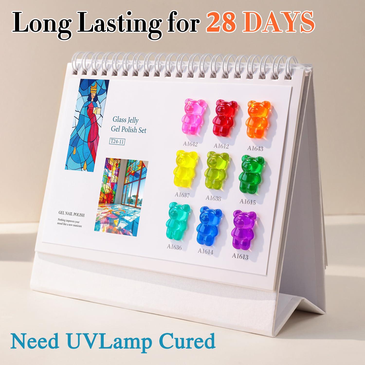 Kit de Esmalte de Uñas de Gel 28 Piezas Double Rhythm