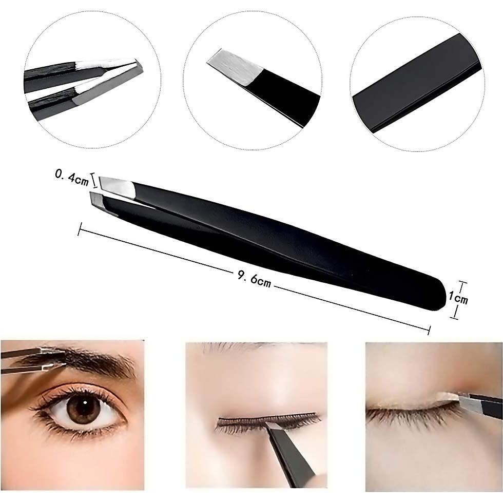 Kit de Cuidado de Cejas HiMo 6 en 1 con Tijeras y Pinzas