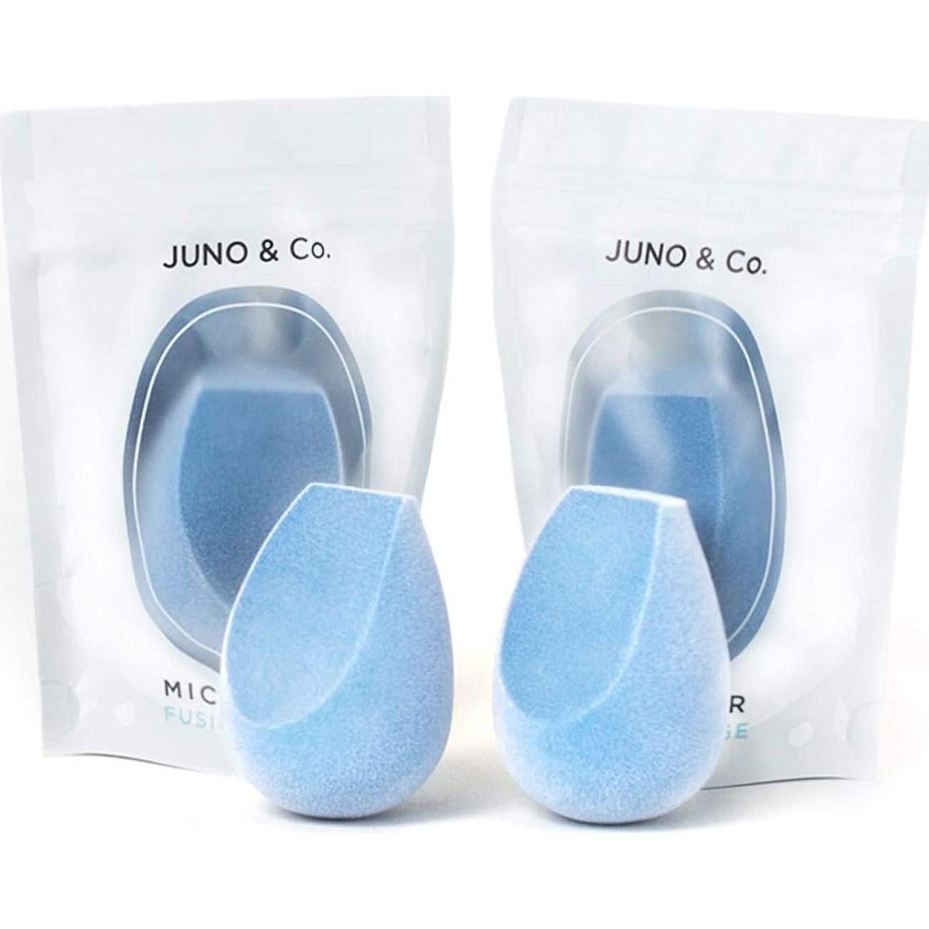 Esponja de Maquillaje JUNO & Co. de Microfibra - Paquete de 4