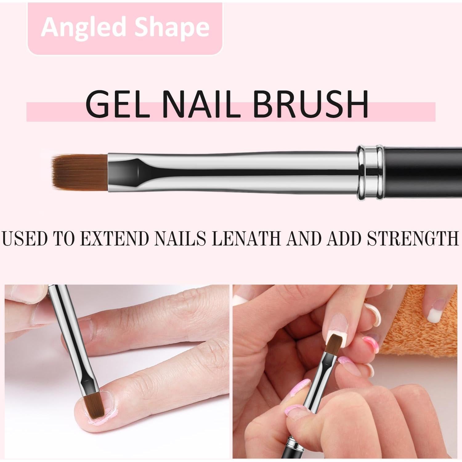 Pinceles de Limpieza de Uñas JASSINS 4PCS - Herramientas de Manicura