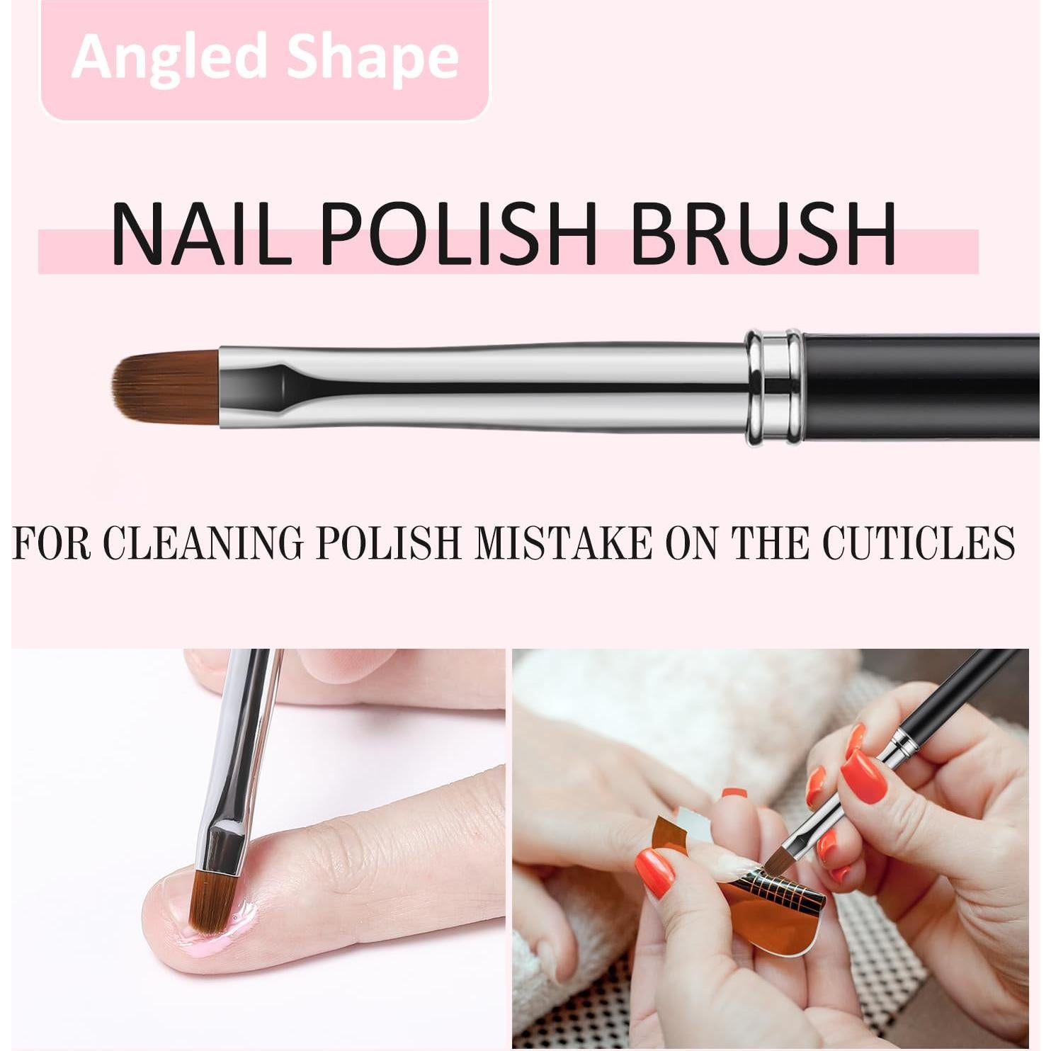 Pinceles de Limpieza de Uñas JASSINS 4PCS - Herramientas de Manicura