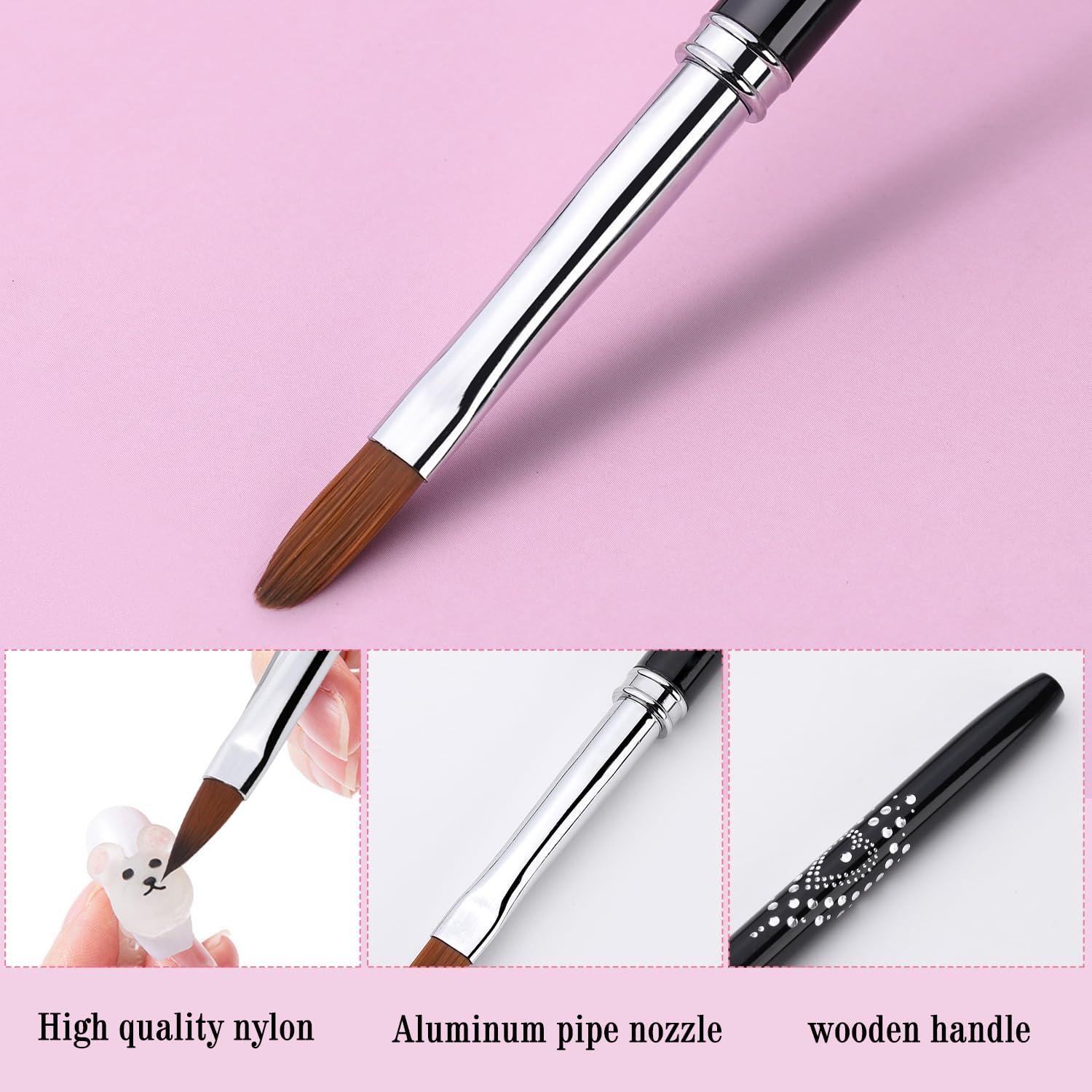 Pinceles de Limpieza de Uñas JASSINS 4PCS - Herramientas de Manicura