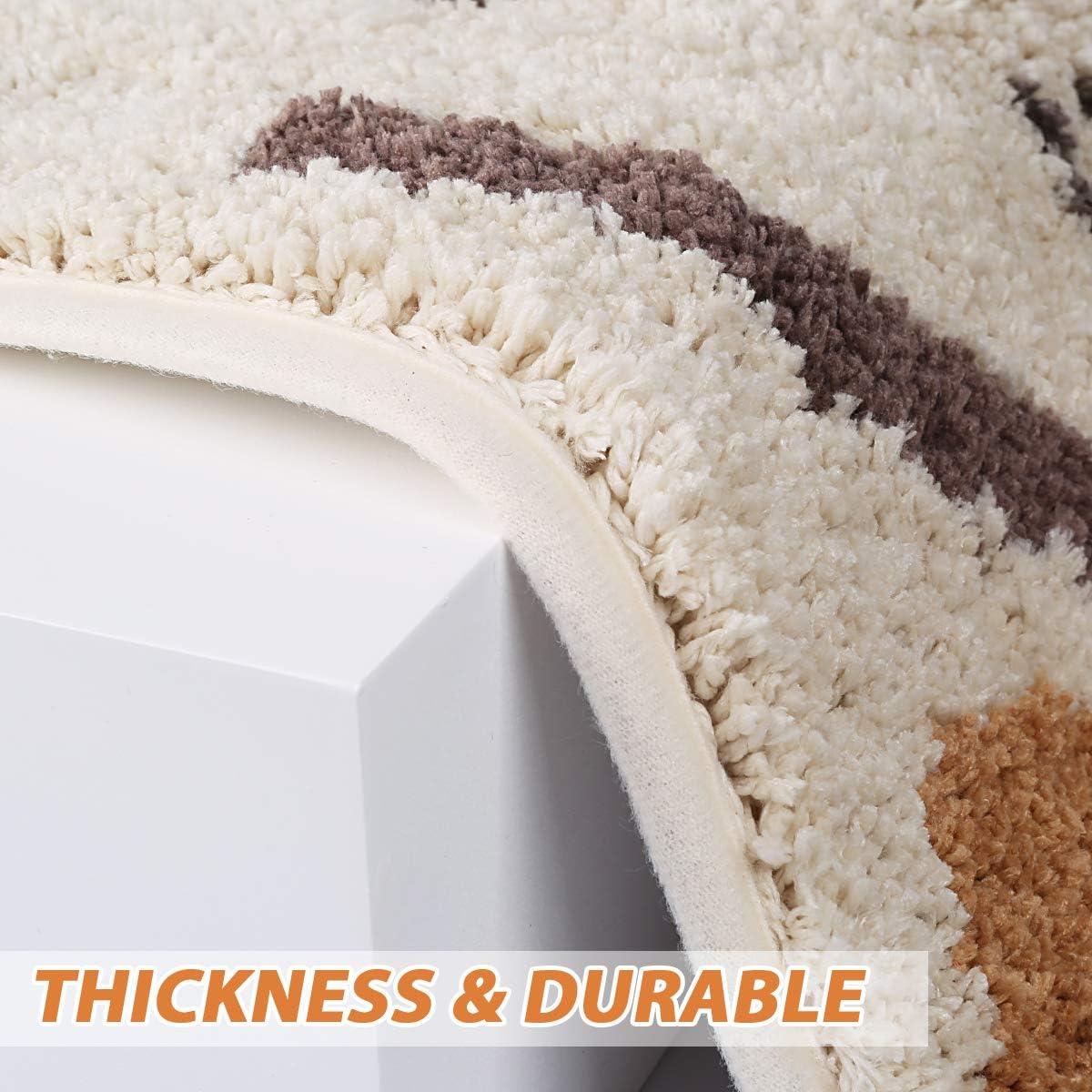 Alfombra de Baño Antideslizante Ankah Gato Beige 46x66 cm