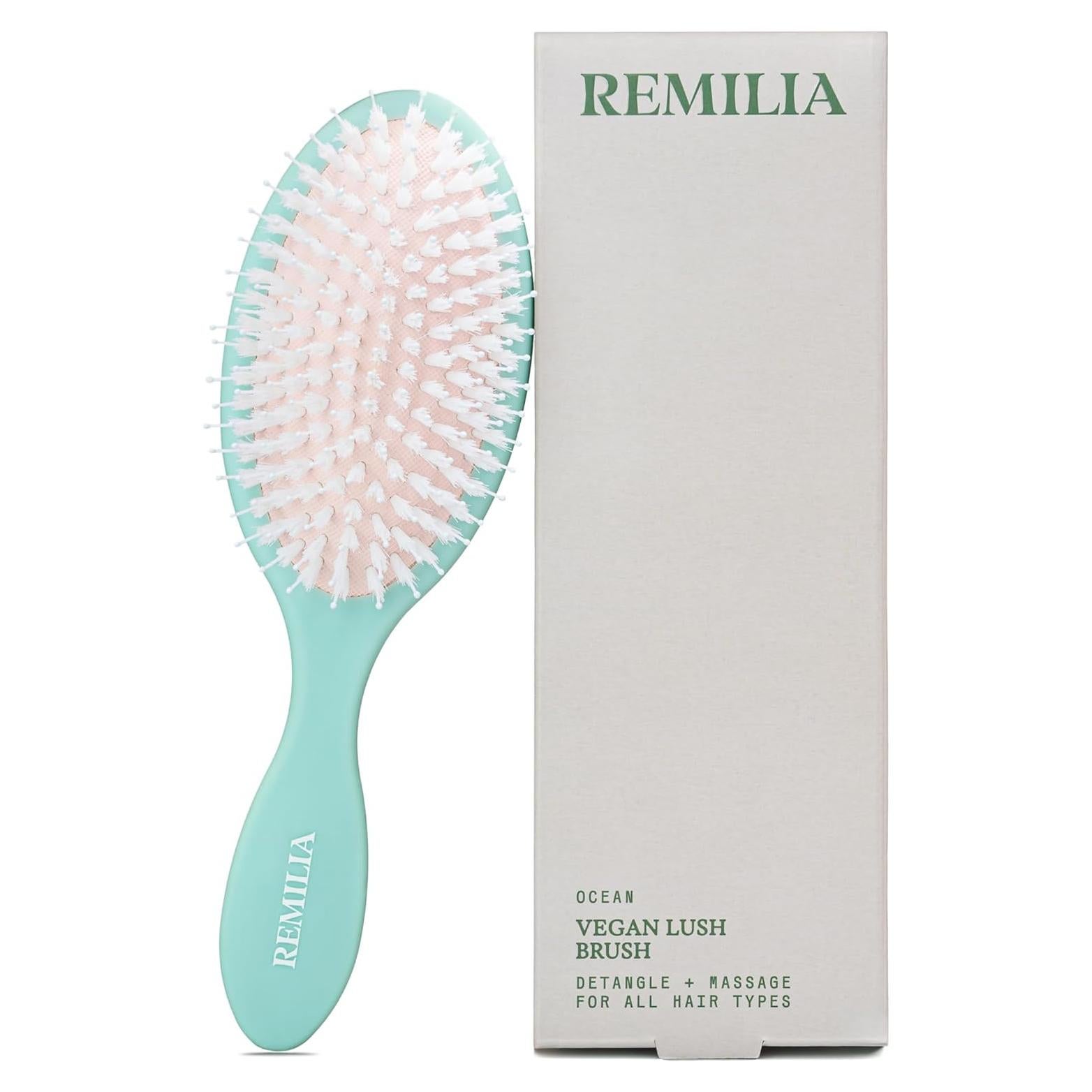 Cepillo Desenredante Vegano Remilia Hair Ocean - Para Todo Tipo de Cabello