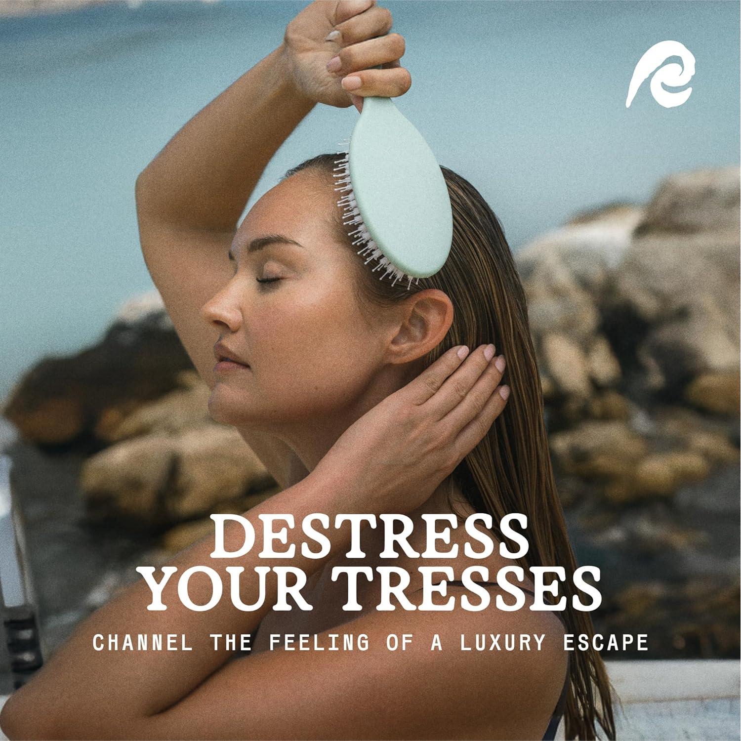 Cepillo Desenredante Vegano Remilia Hair Ocean - Para Todo Tipo de Cabello