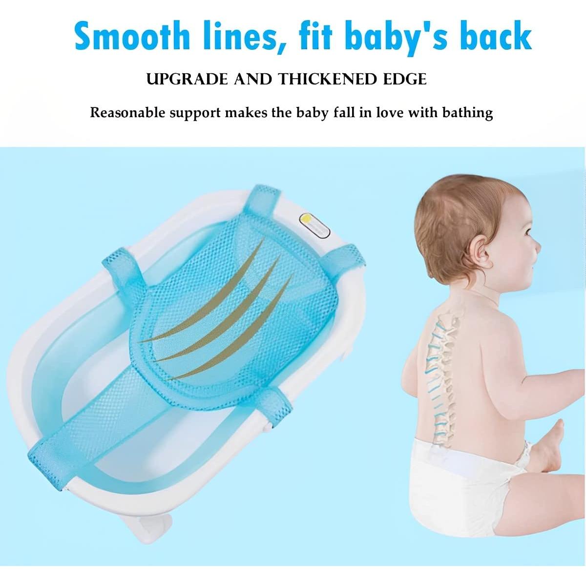 Almohadilla de Malla para Baño de Bebés SIQITECHNO Azul 107x77cm