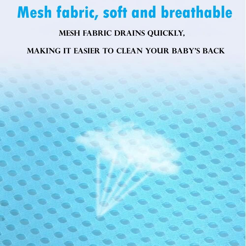 Almohadilla de Malla para Baño de Bebés SIQITECHNO Azul 107x77cm