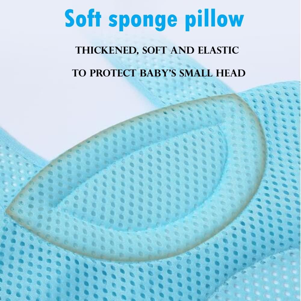 Almohadilla de Malla para Baño de Bebés SIQITECHNO Azul 107x77cm