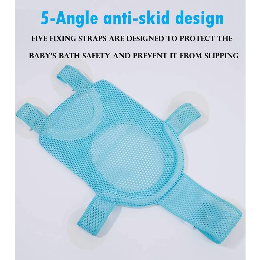 Almohadilla de Malla para Baño de Bebés SIQITECHNO Azul 107x77cm