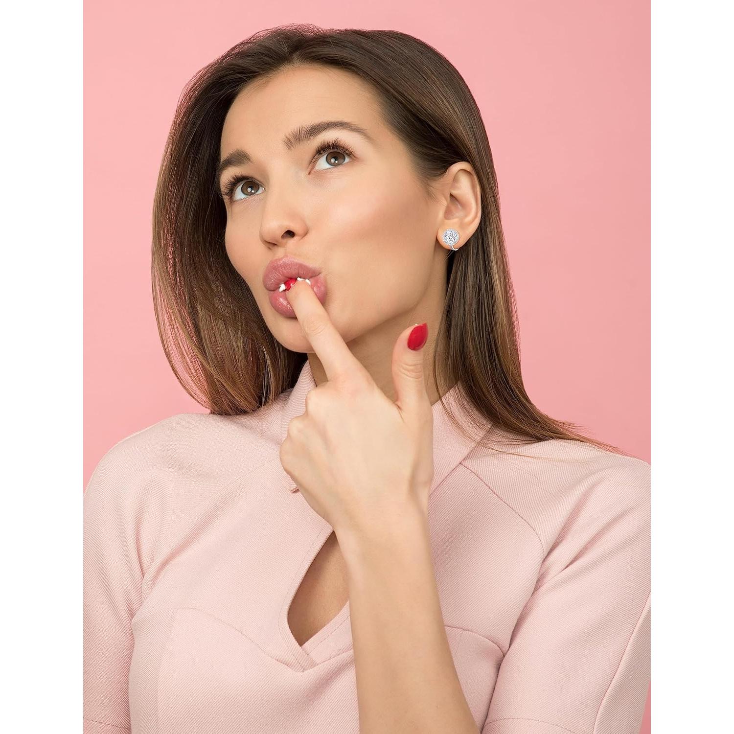 Conjunto 10 Pares Pendientes de Clip Tornito Mujeres Plata