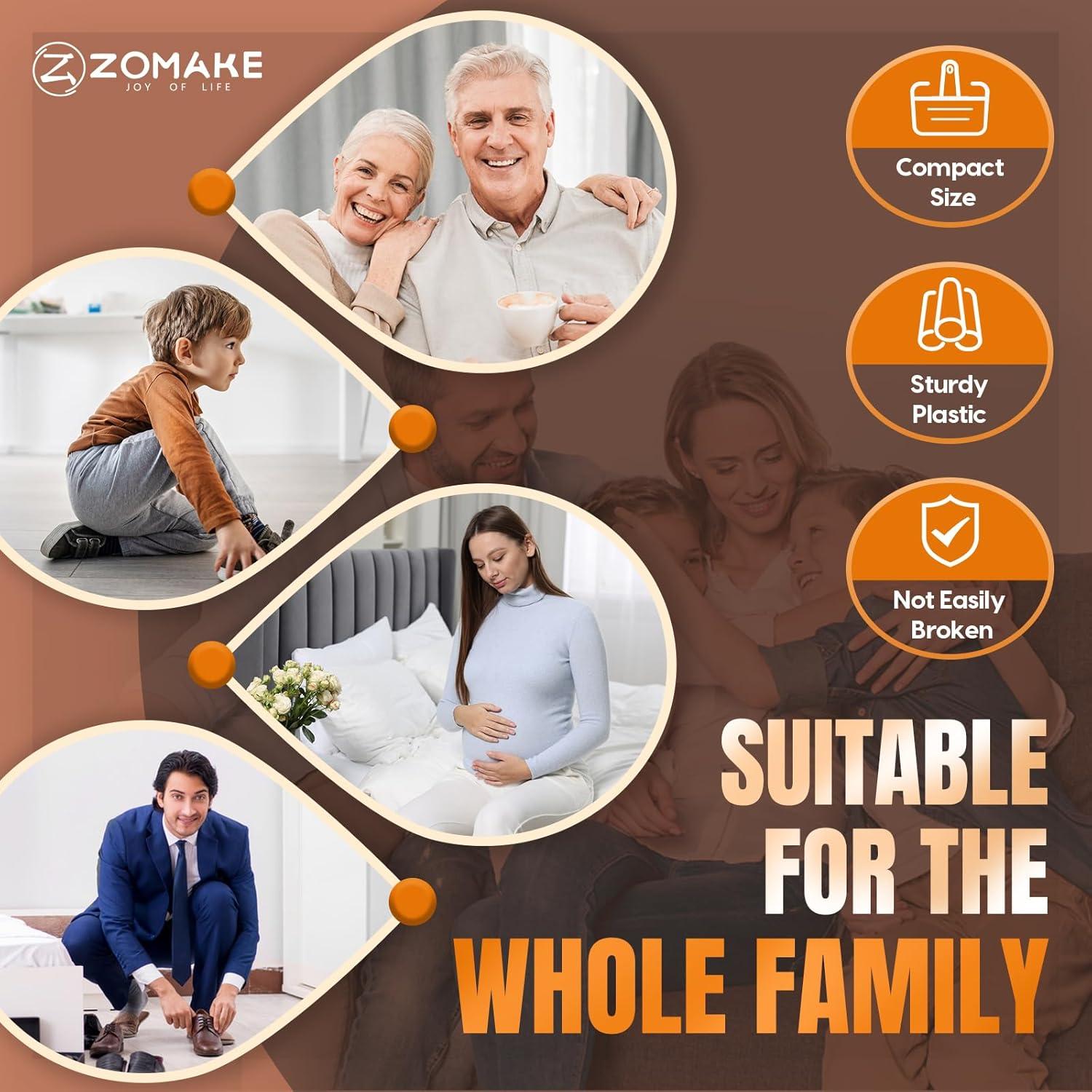 Cuerno de Zapato ZOMAKE 19.05 cm Plástico para Niños y Adultos