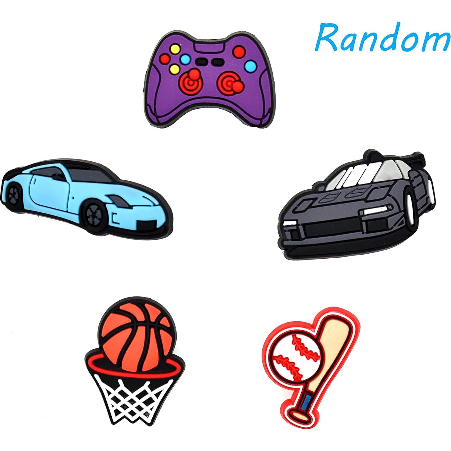 Lote de 100 Encantos de Zapatos Aleatorios Ibuclein