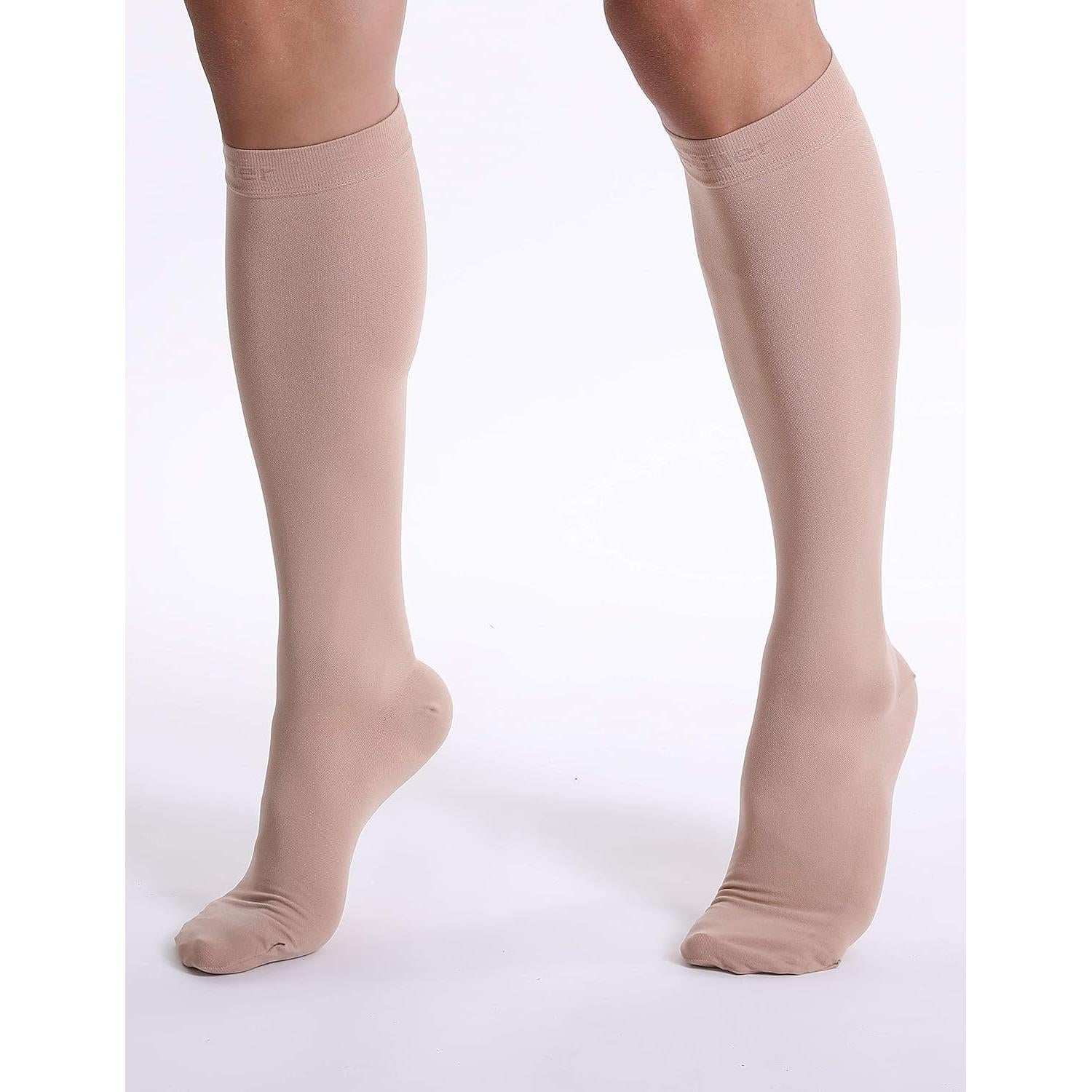 Calcetines de Compresión Doc Miller 15-20 mmHg para Hombres y Mujeres