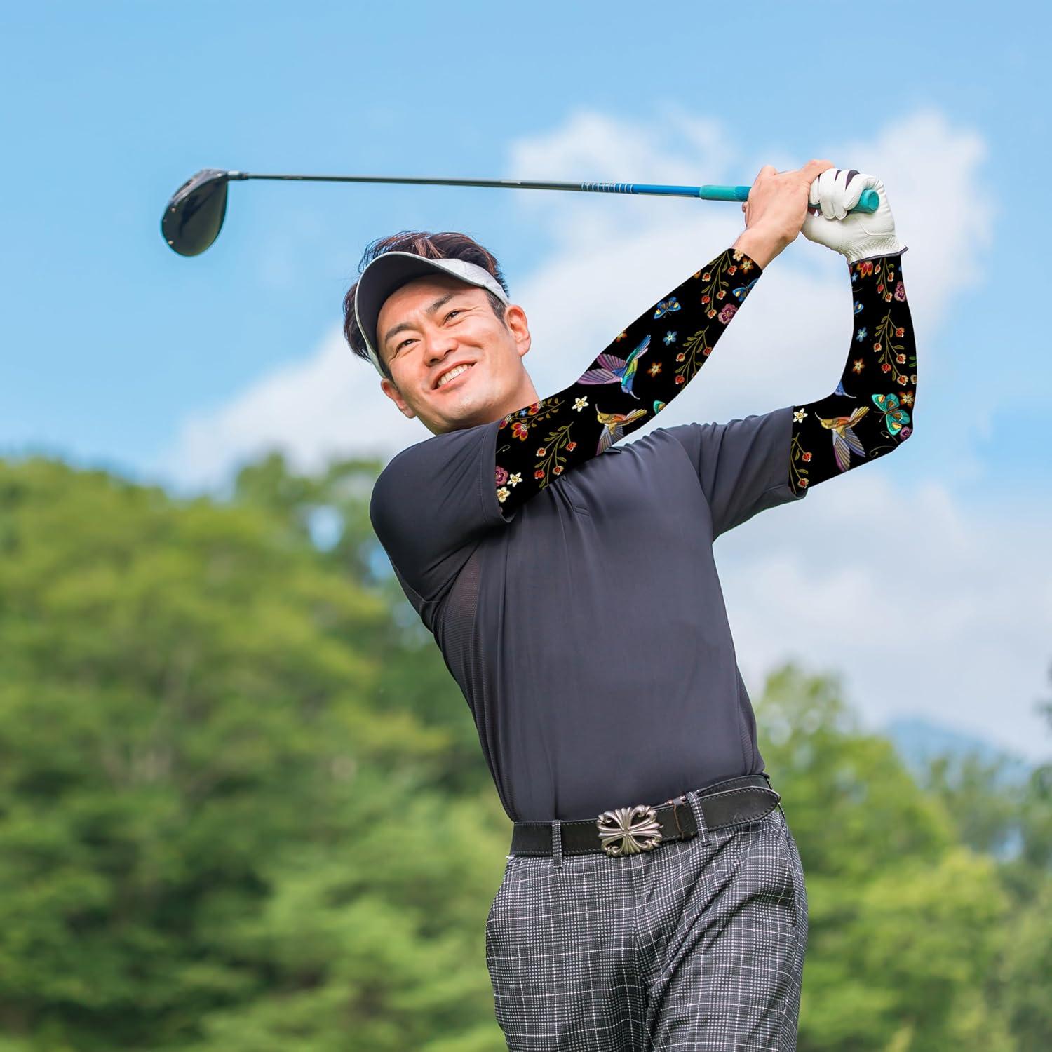 Mangas de Jardinería UV para Mujeres Colibrí Negro 48.3 cm