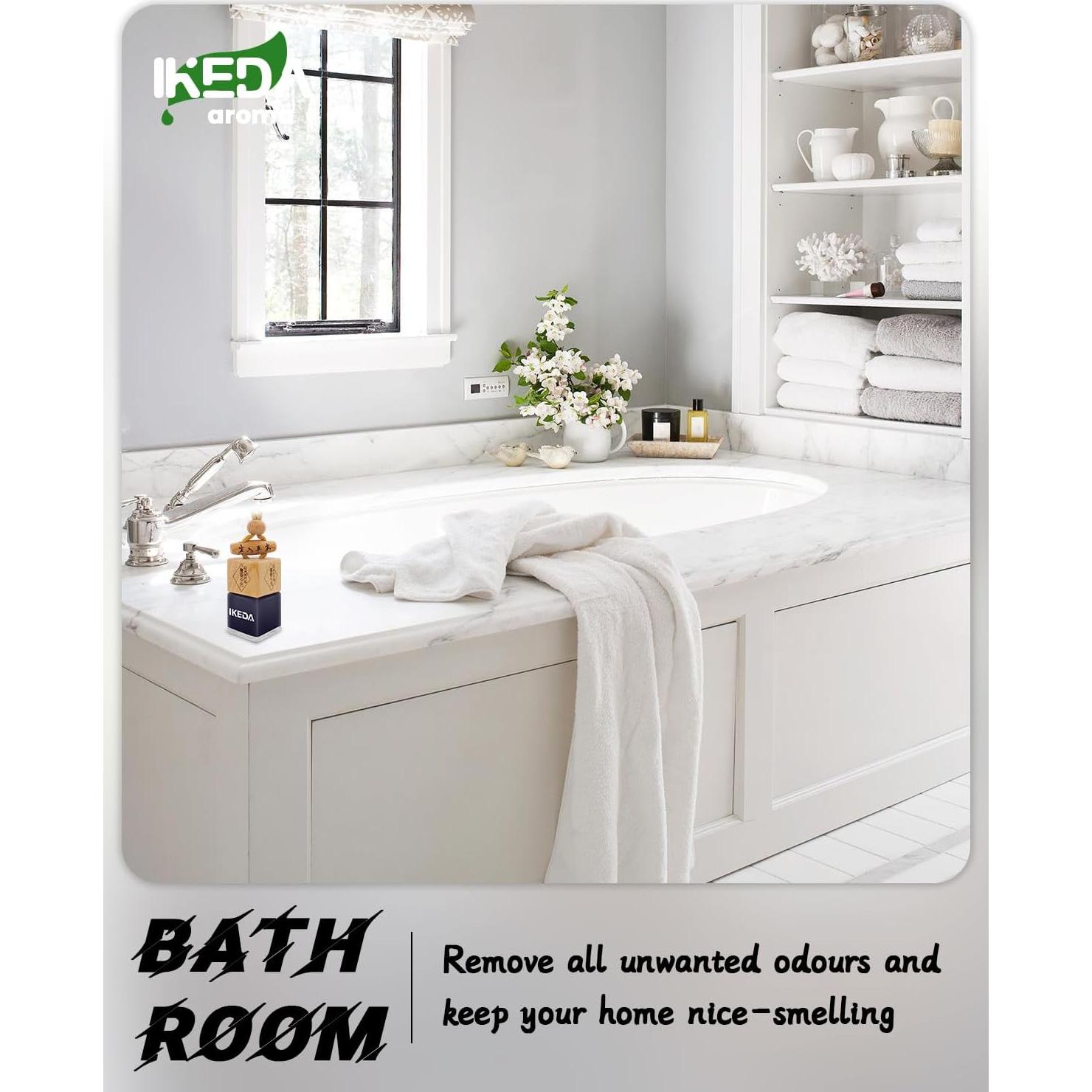 Ambientador Ikeda 10ml Aroma a Auto Nuevo - Difusor Colgante