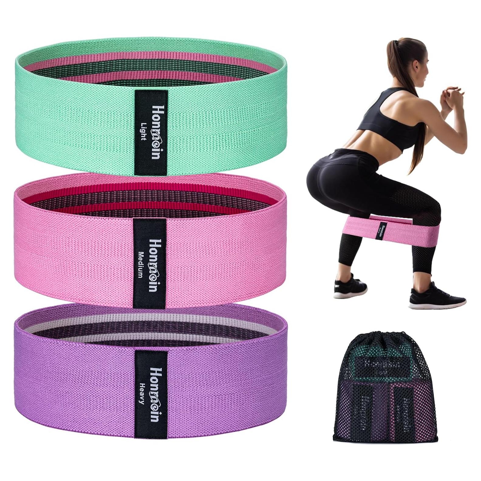 Bandas de Resistencia Honmein - 3 Niveles para Fitness