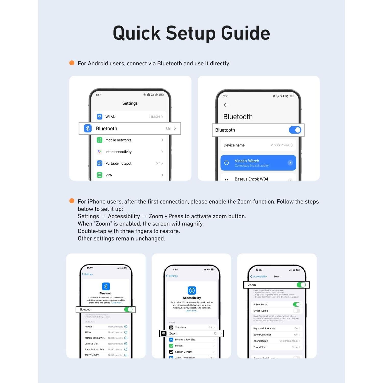 Agarre de Cámara Magnético TELESIN Fun Shot para Teléfono