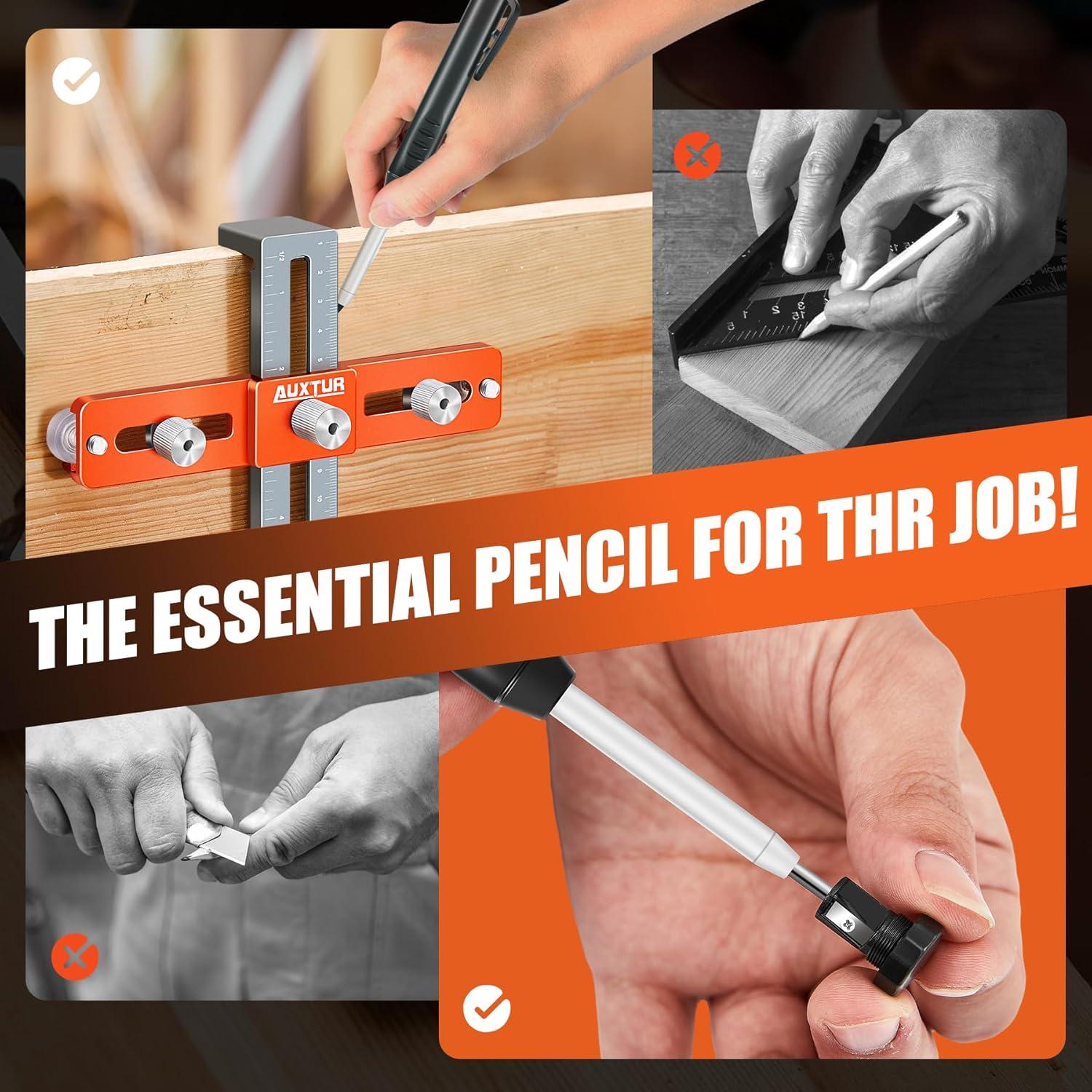 Plantilla de Hardware de Gabinete AUXTUR con Lápiz y Recargas