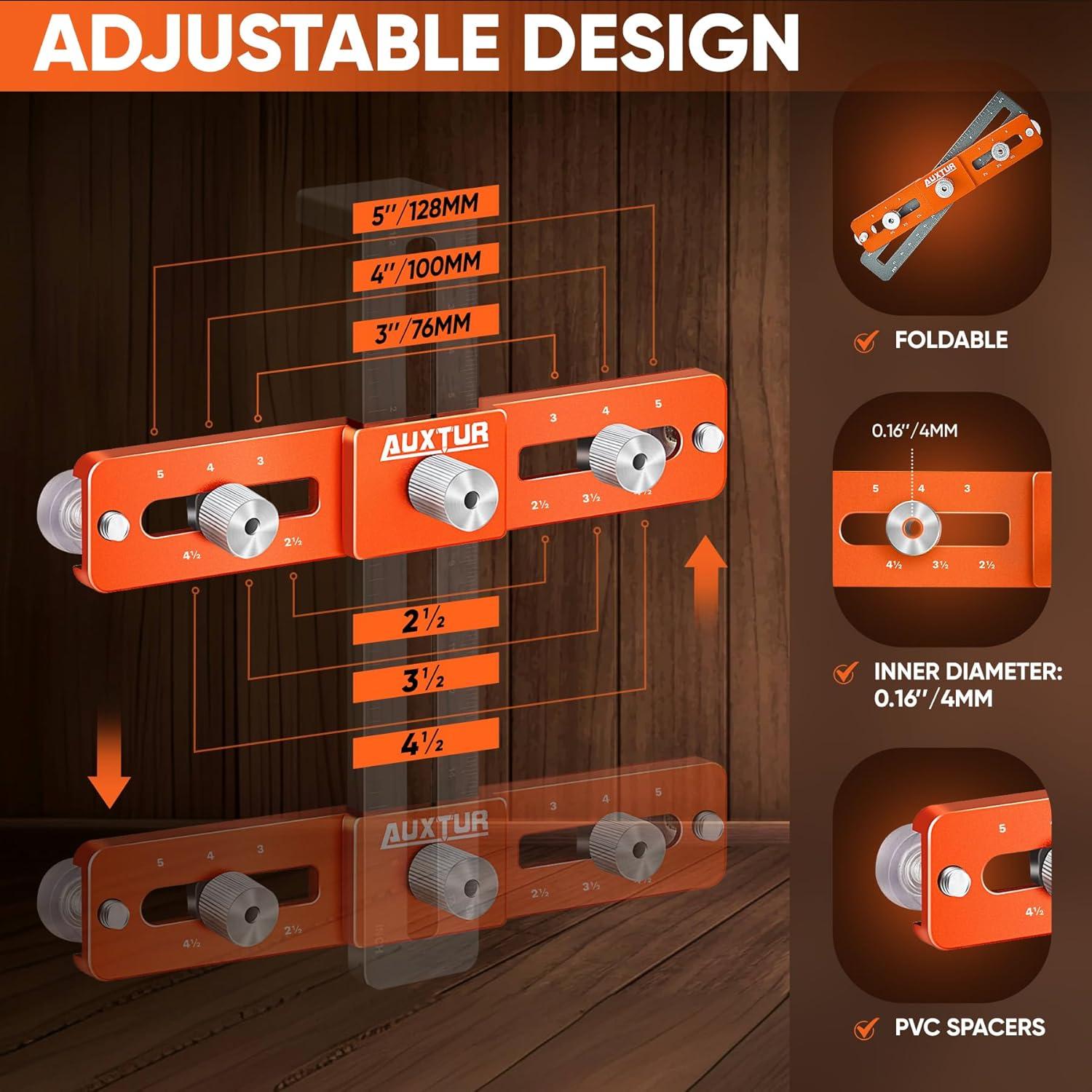 Plantilla de Hardware de Gabinete AUXTUR con Lápiz y Recargas