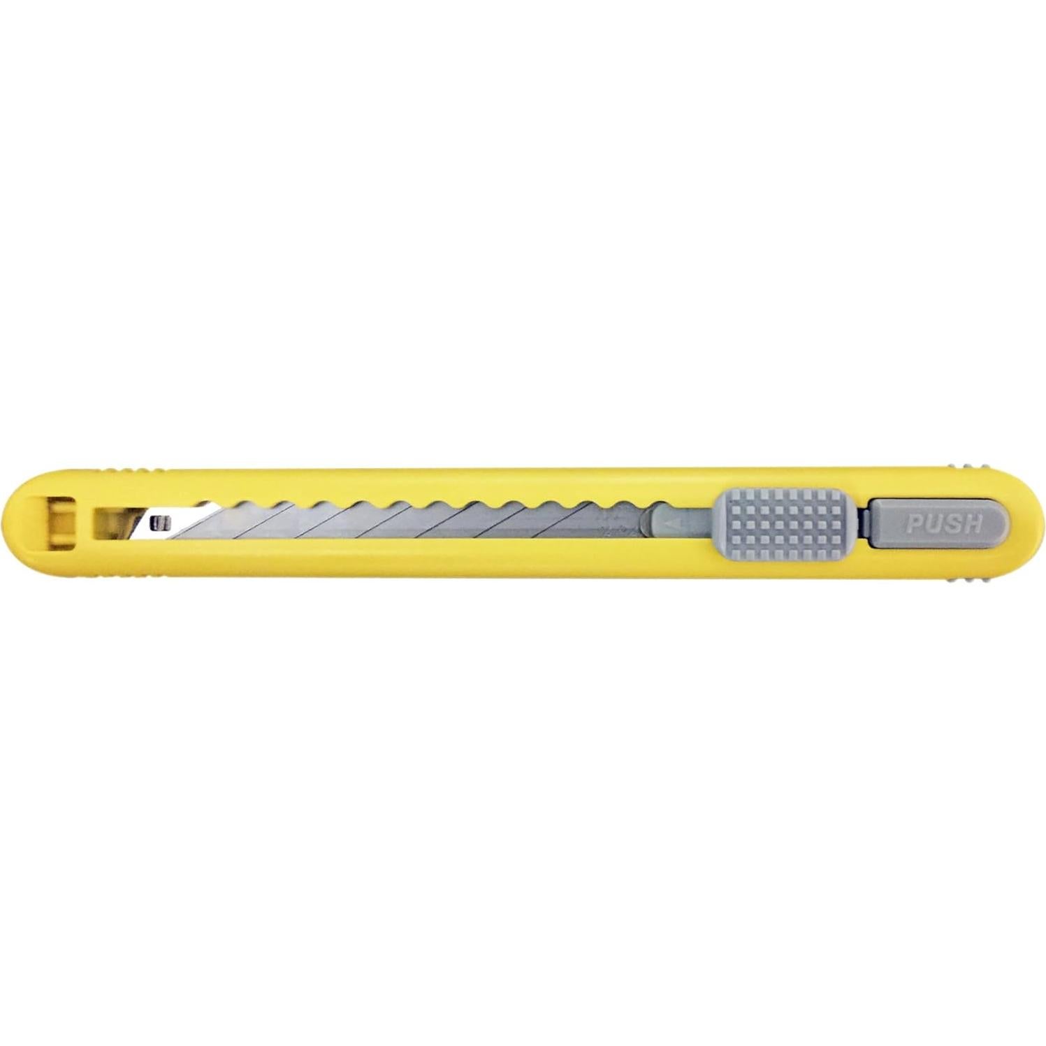 NT Cutter ABS Grip 30-Degree Multi-Blade Cartridge Knife (A-553P),Yellow