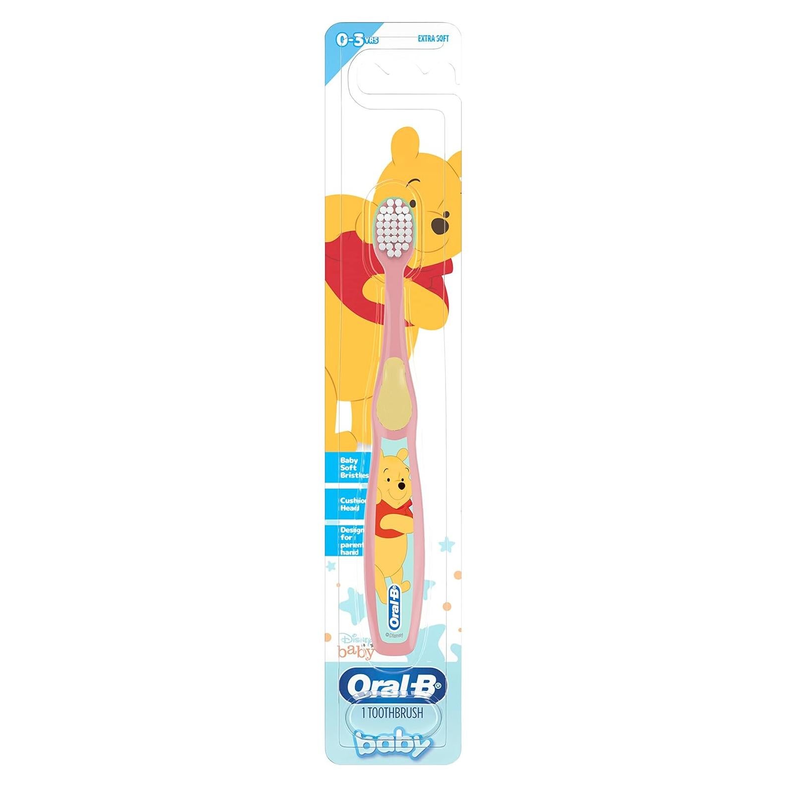 Cepillo de dientes Oral-B para bebés con Pooh - Cerdas suaves 0-3 años