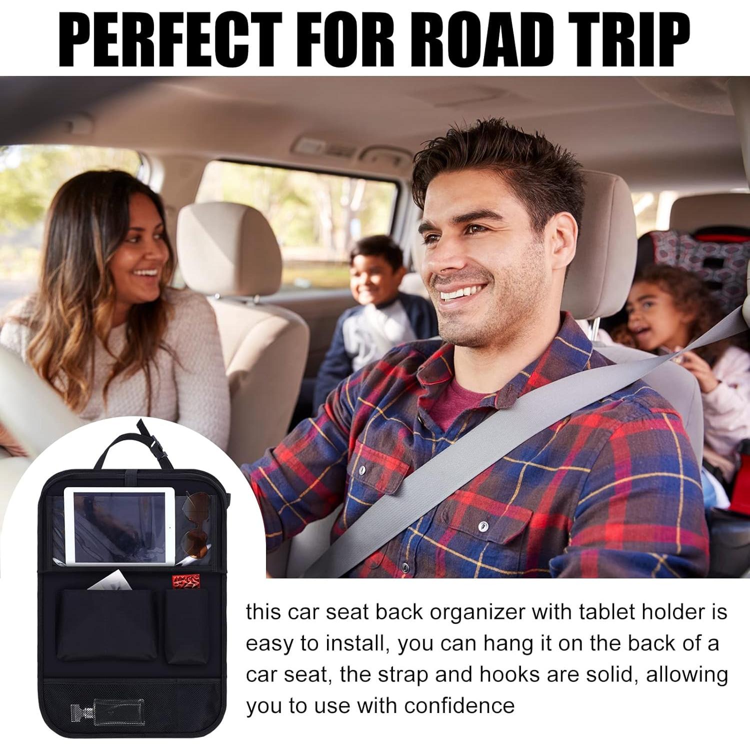 Organizador de Asiento Trasero Datanly con Bandeja Plegable 2 Pcs