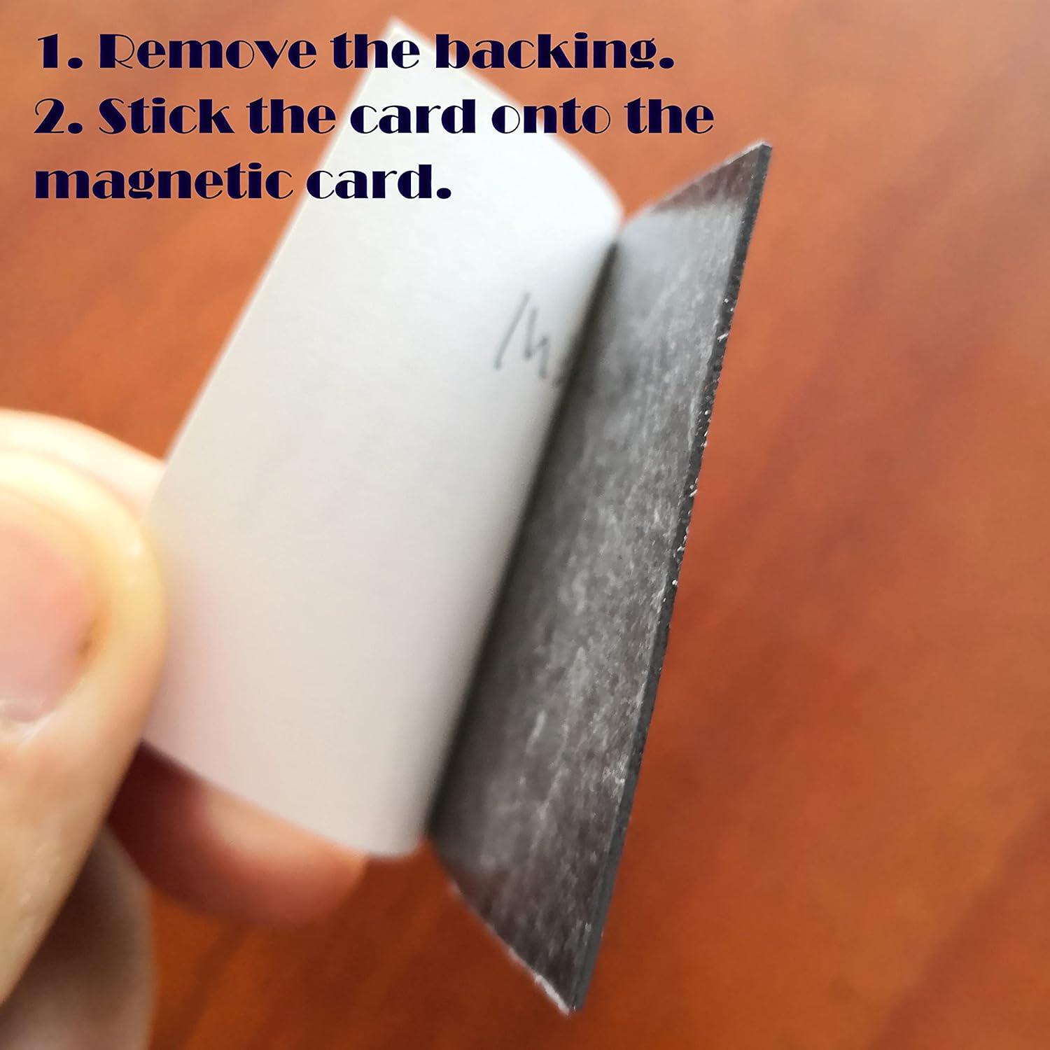 Imanes Autoadhesivos para Tarjetas de Negocios LLPT 50 Pzas