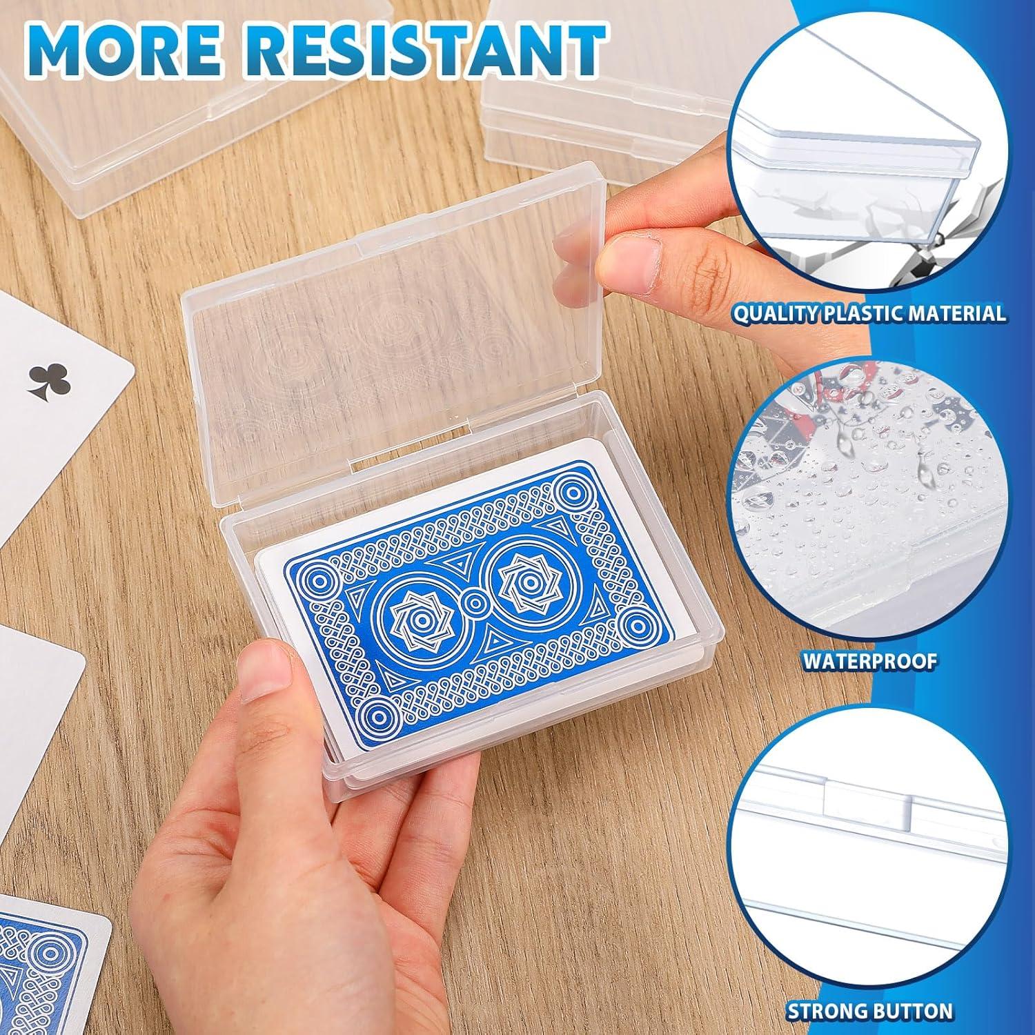 Caja de Almacenamiento de Cartas Vicenpal 100 Pcs Transparente