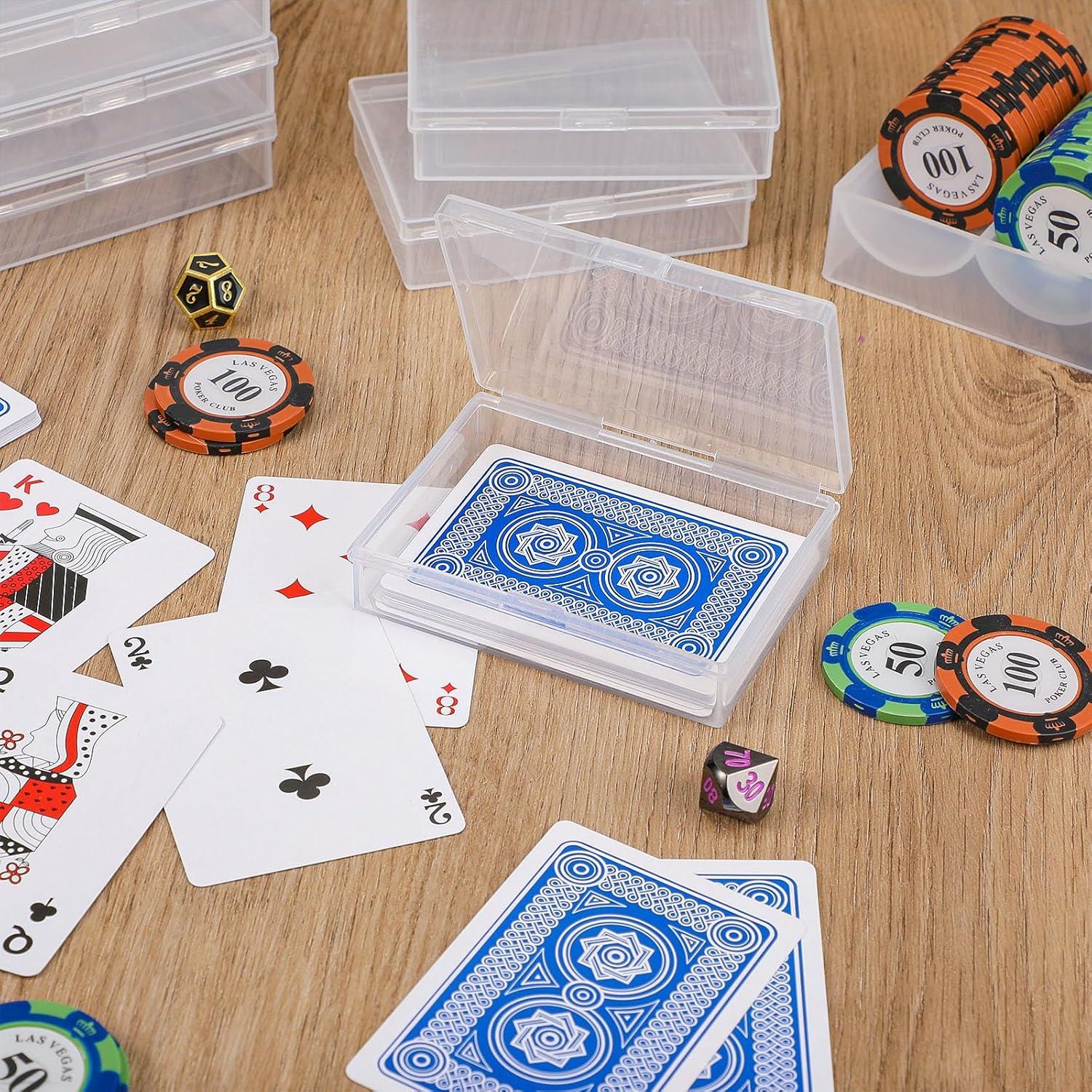 Caja de Almacenamiento de Cartas Vicenpal 100 Pcs Transparente