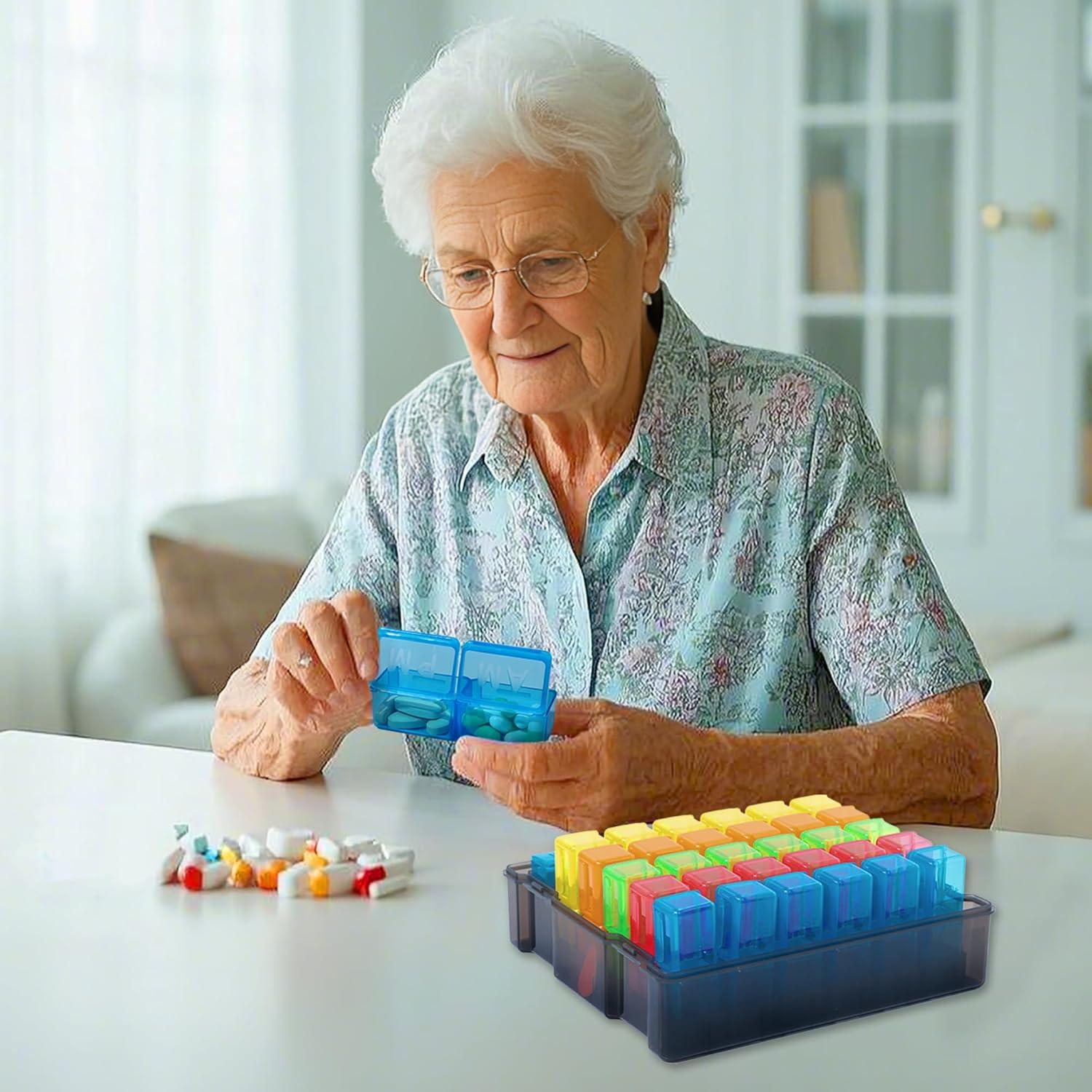 Organizador de Pastillas Mensual Bovintex 30 Días 2 Veces al Día