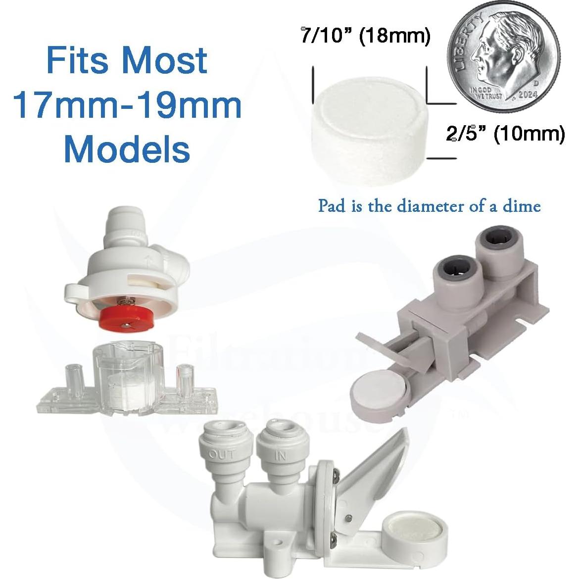 Almohadillas de Reemplazo Filtration Warehouse 18mm - 3 Piezas