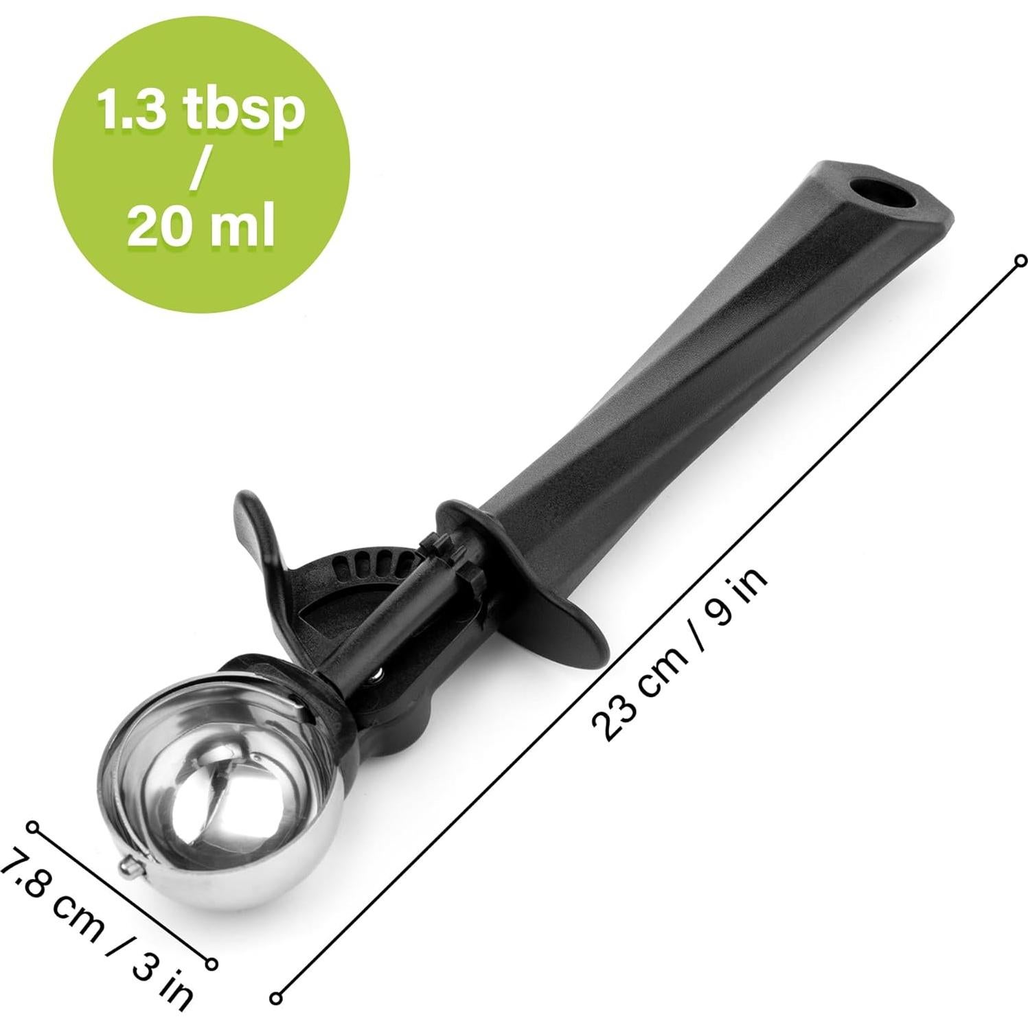 Cucharón de Helado Mediano TJ POP 20ml Acero Inoxidable