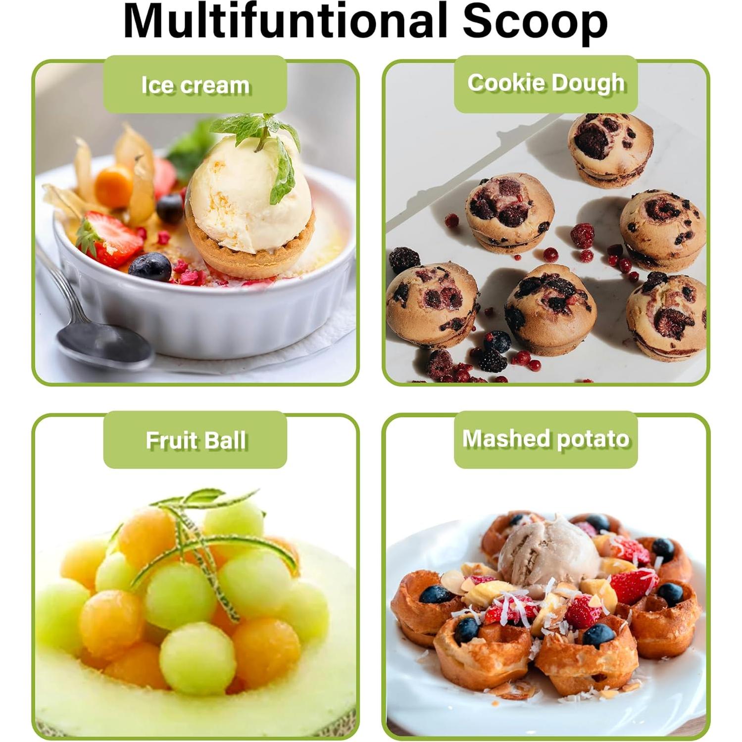 Cucharón de Helado Mediano TJ POP 20ml Acero Inoxidable