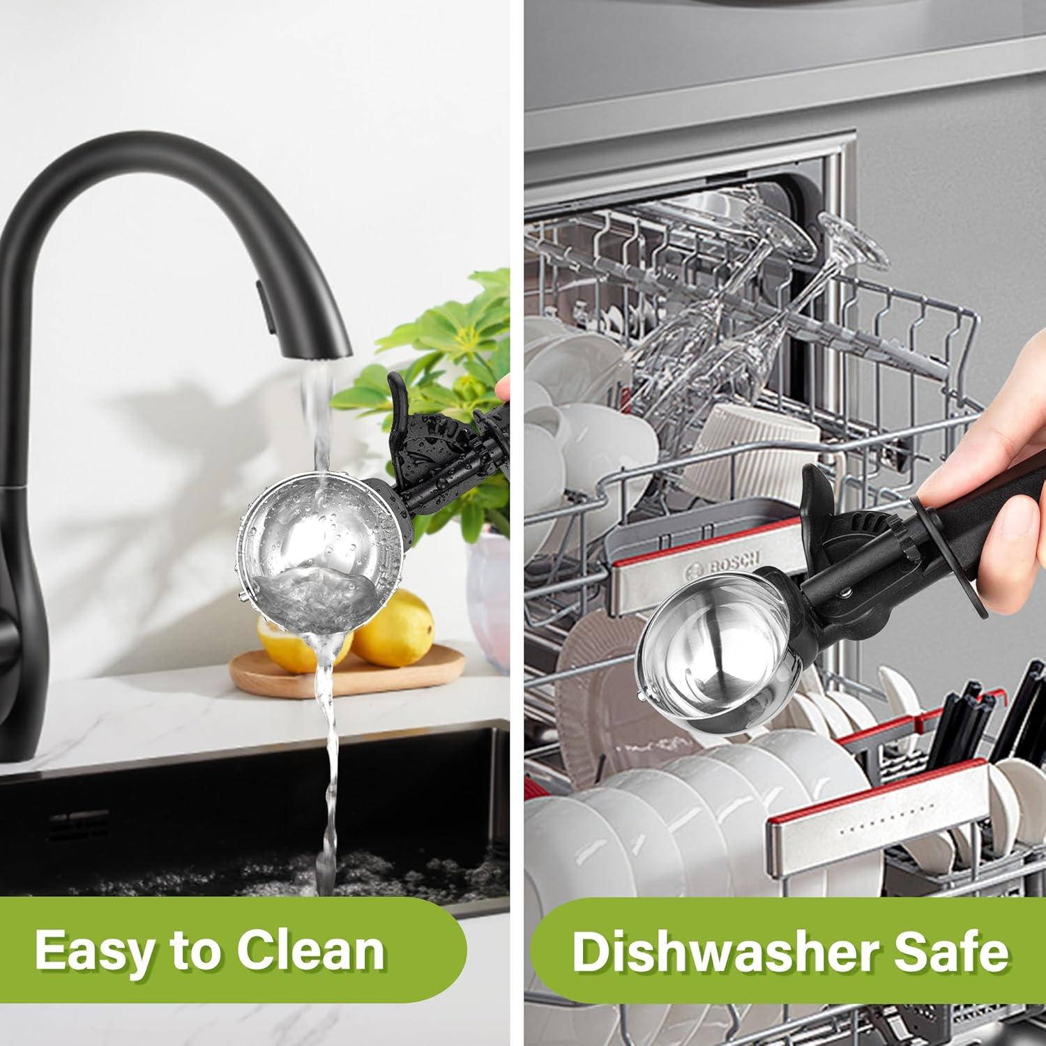 Cucharón de Helado Mediano TJ POP 20ml Acero Inoxidable