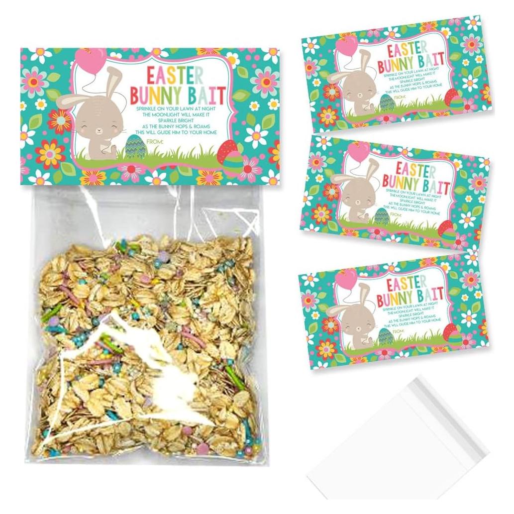 Topes de Bolsa de Cebos de Conejo de Pascua Amanda Creation - 20 Unidades