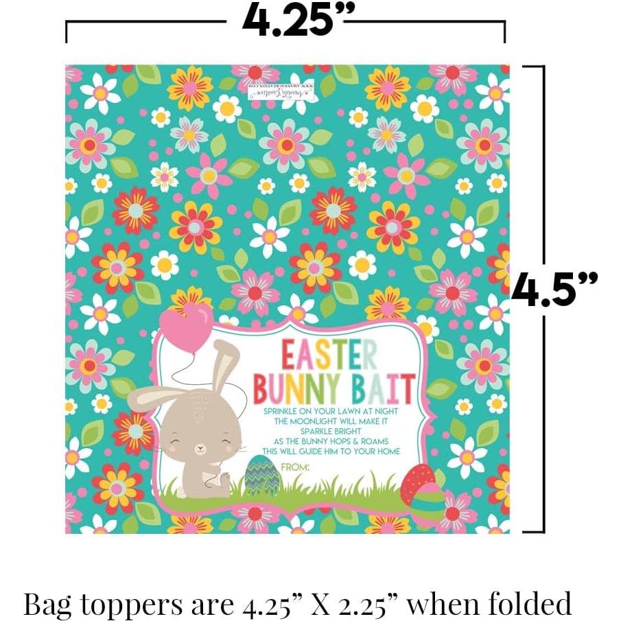 Topes de Bolsa de Cebos de Conejo de Pascua Amanda Creation - 20 Unidades