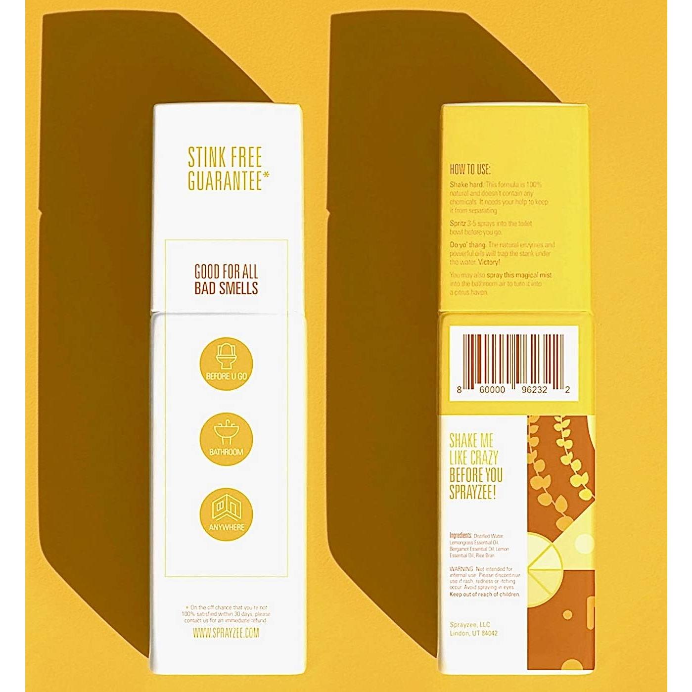 Spray Desodorante de Inodoro Sprayzee 113g - Natural y Efectivo