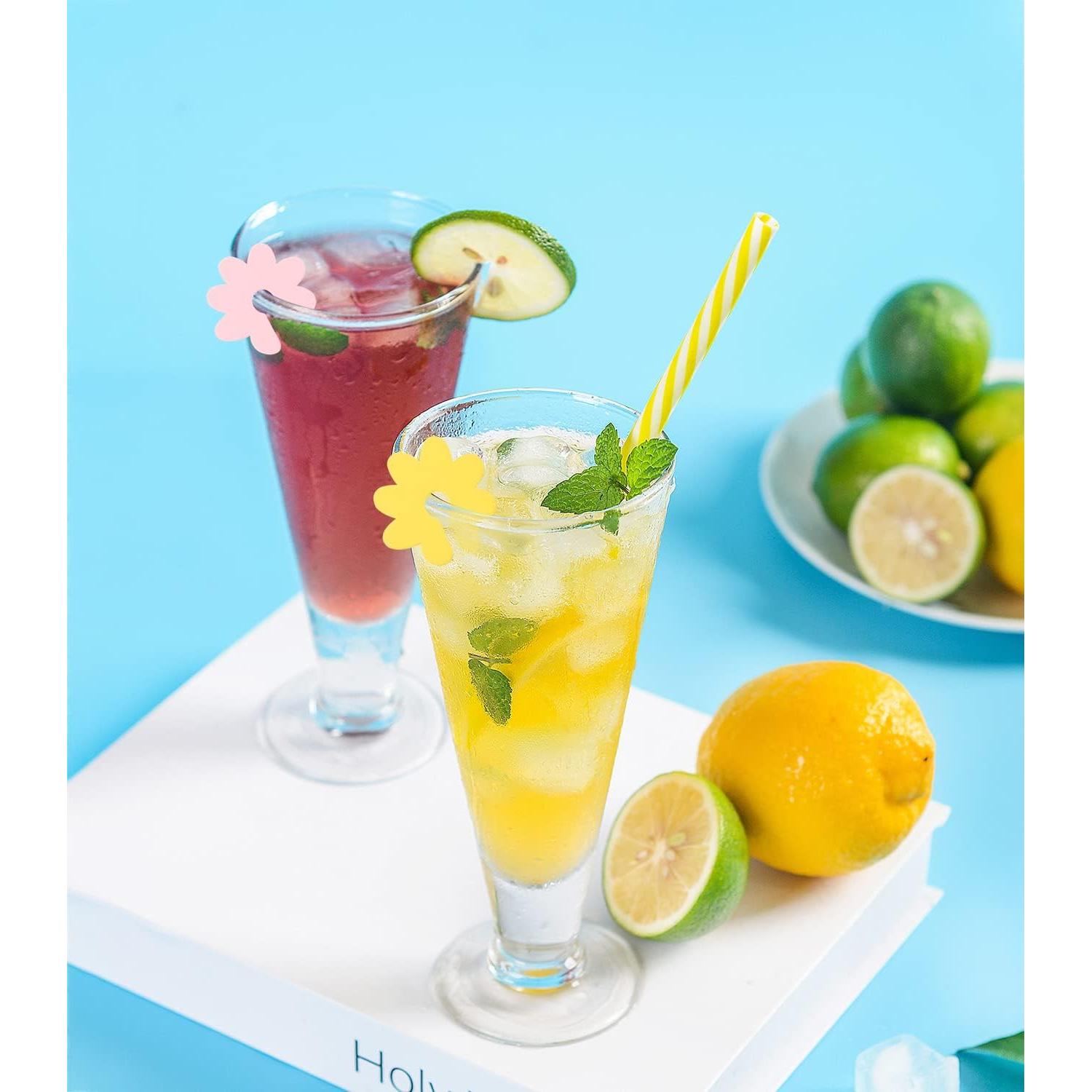 Marcadores de Copas de Vino PENTA ANGEL 12 Pcs Silicona Coloridos