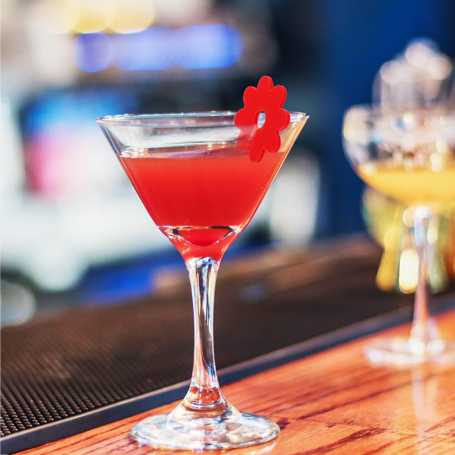 Marcadores de Copas de Vino PENTA ANGEL 12 Pcs Silicona Coloridos