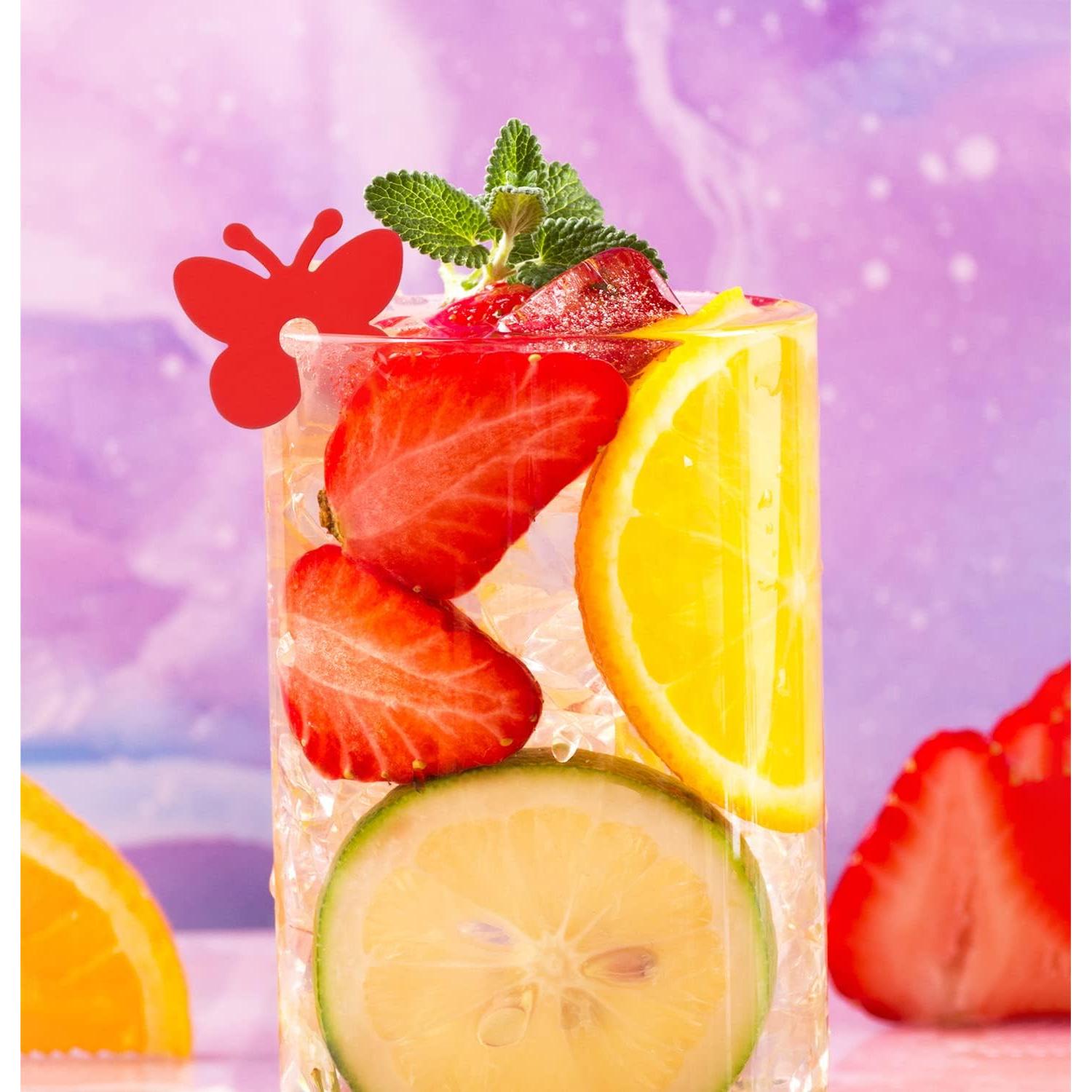 Marcadores de Copas de Vino PENTA ANGEL 12 Pcs Silicona Coloridos