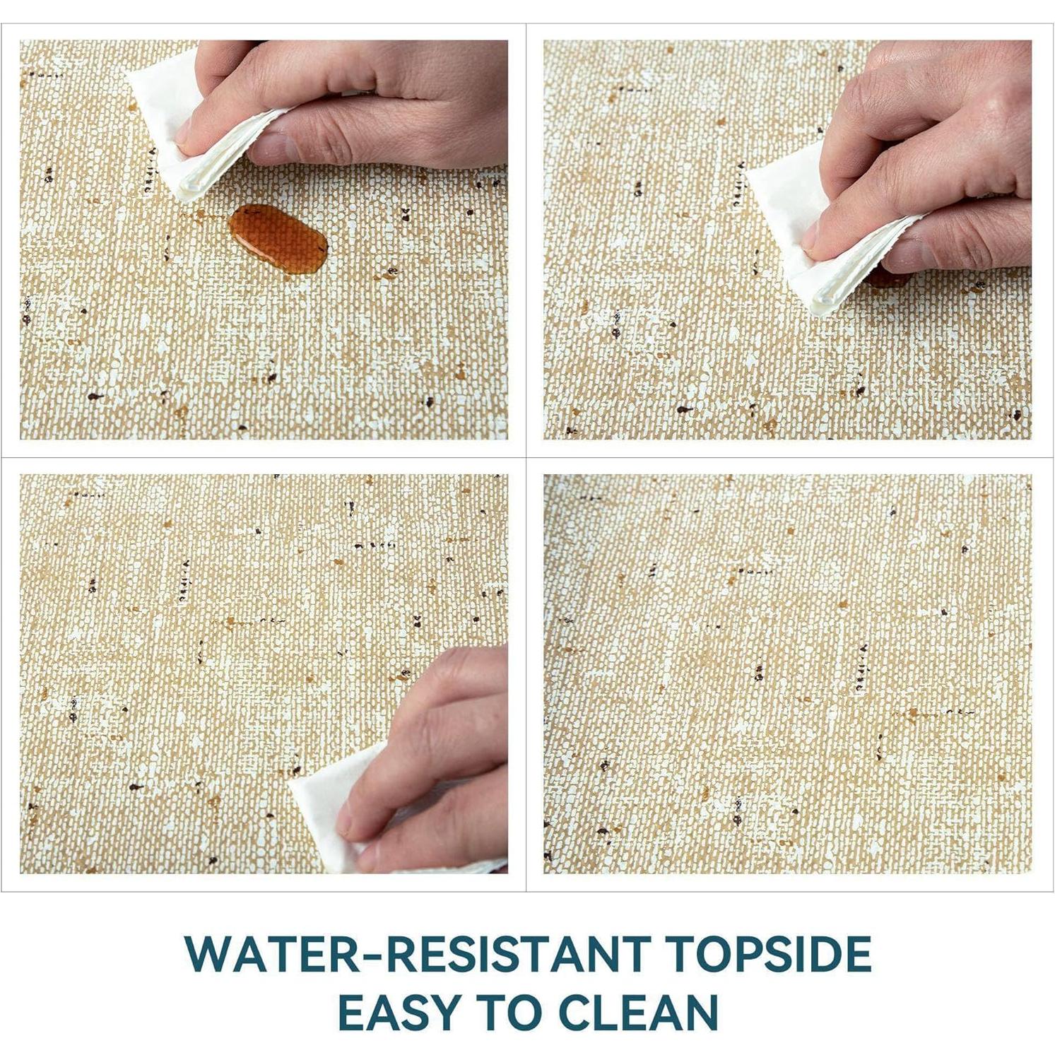 Forro de estantería no adhesivo DwellAid 30.48x152.4 cm beige