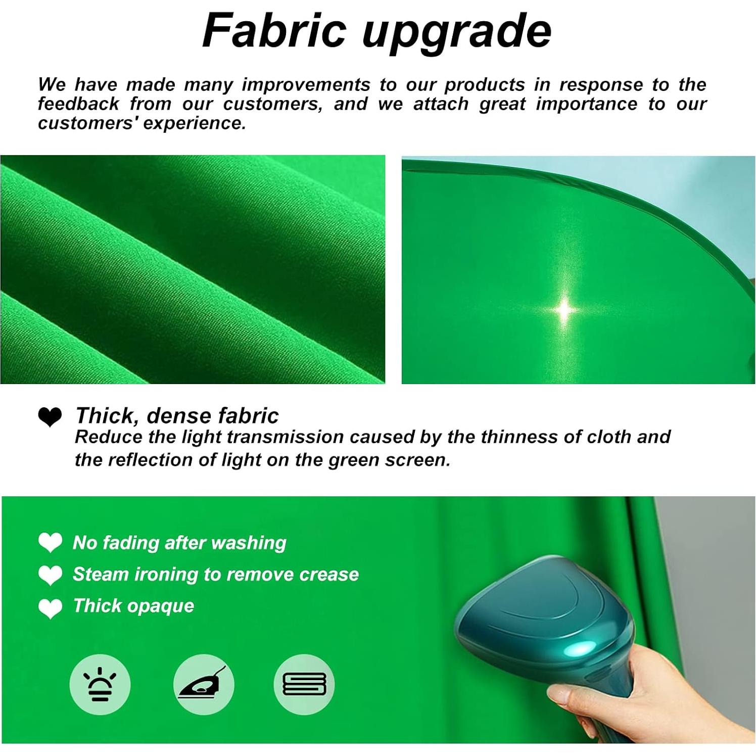 Silla Pantalla Verde RGTBANWPN 152x152cm Plegable Chroma Key