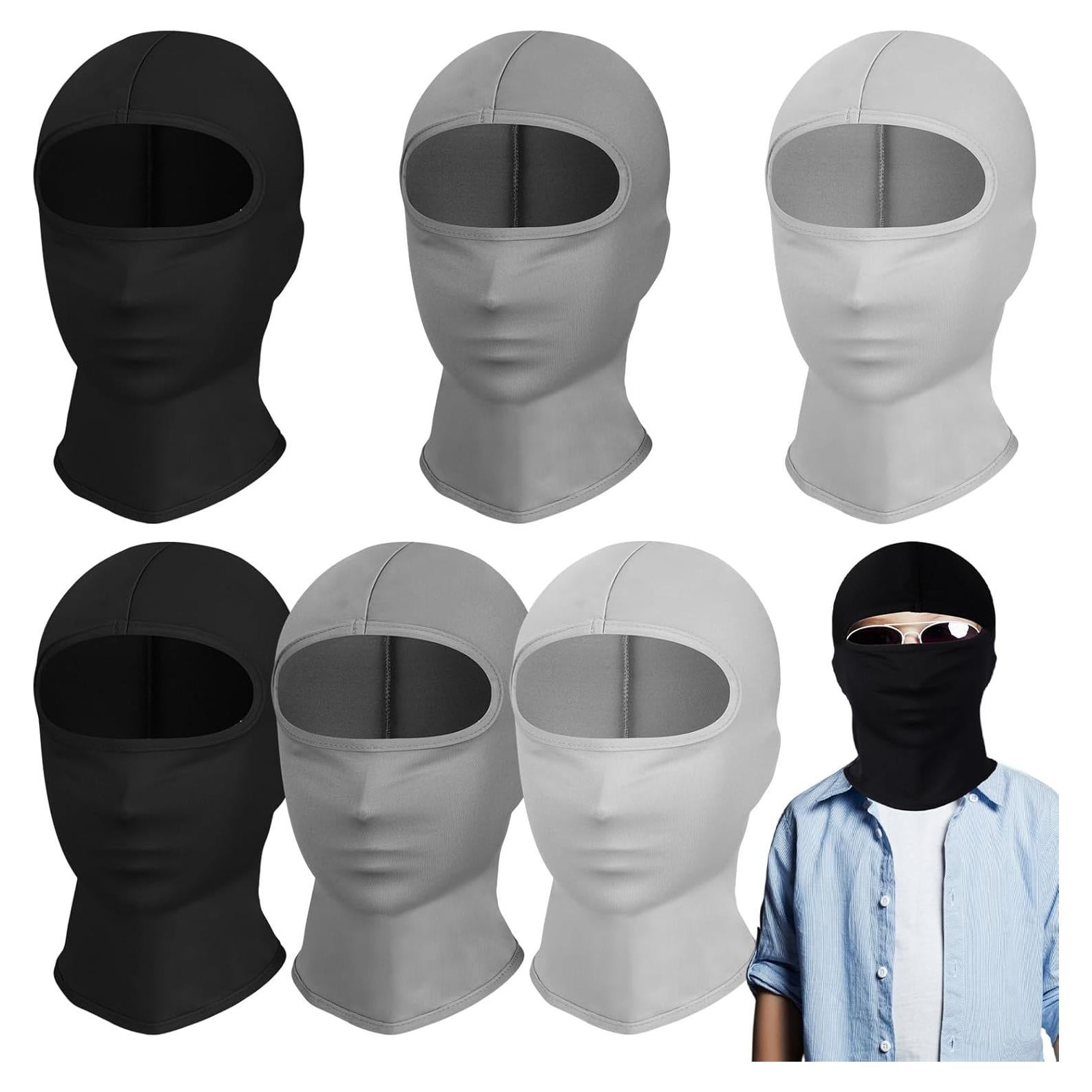6 Pcs Balaclavas Niños Protección Solar UPF50+ Transpirables
