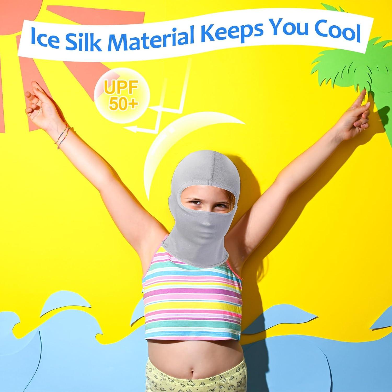 6 Pcs Balaclavas Niños Protección Solar UPF50+ Transpirables