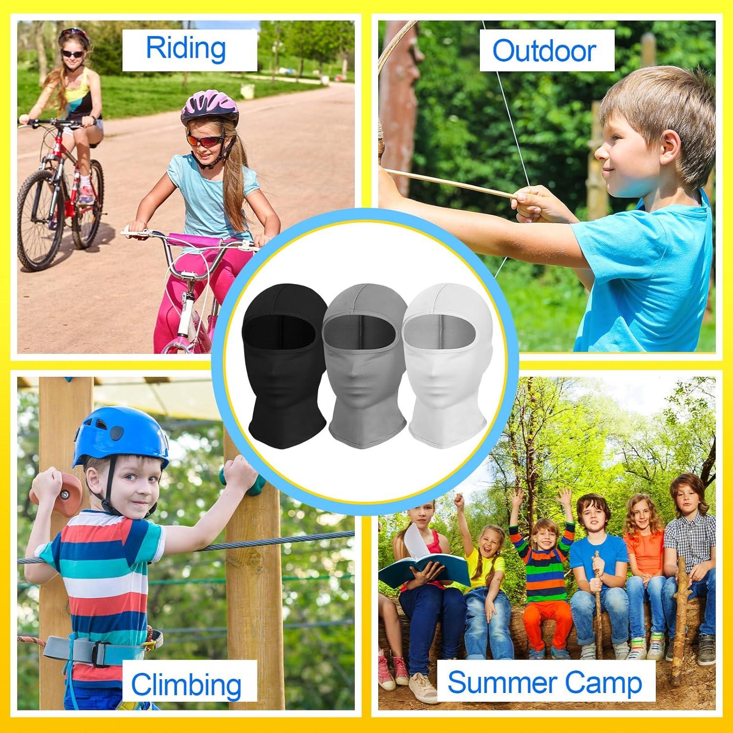 6 Pcs Balaclavas Niños Protección Solar UPF50+ Transpirables