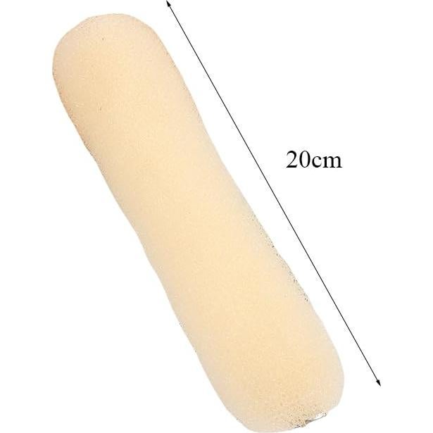 2 Piezas Donut Hair Bun Maker QUUPY - Nylon 20cm para Mujeres