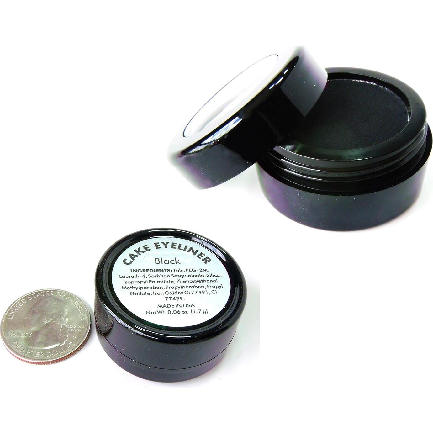 Delineador de Ojos en Pasta Negro Mate y Sombra Activada por Agua