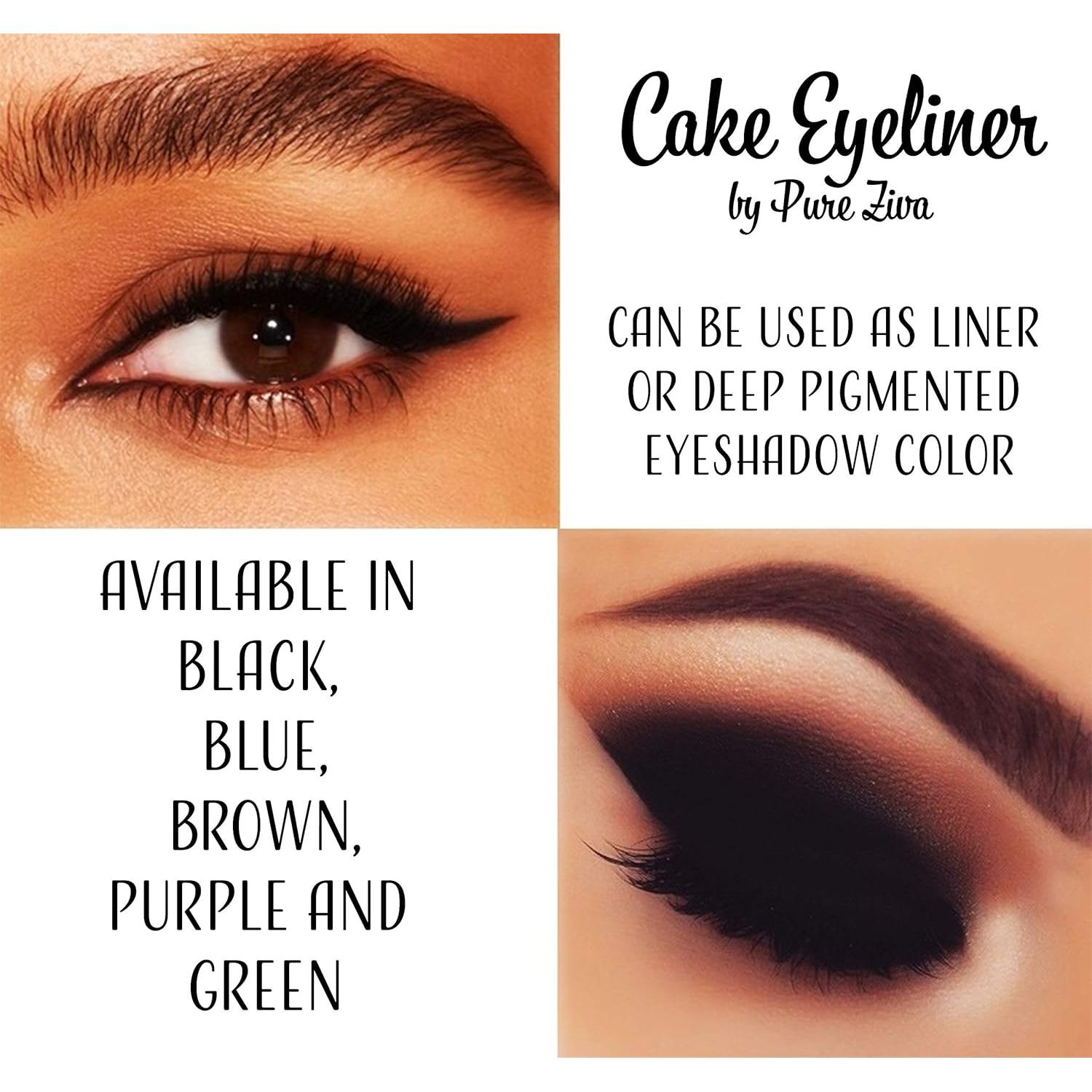 Delineador de Ojos en Pasta Negro Mate y Sombra Activada por Agua