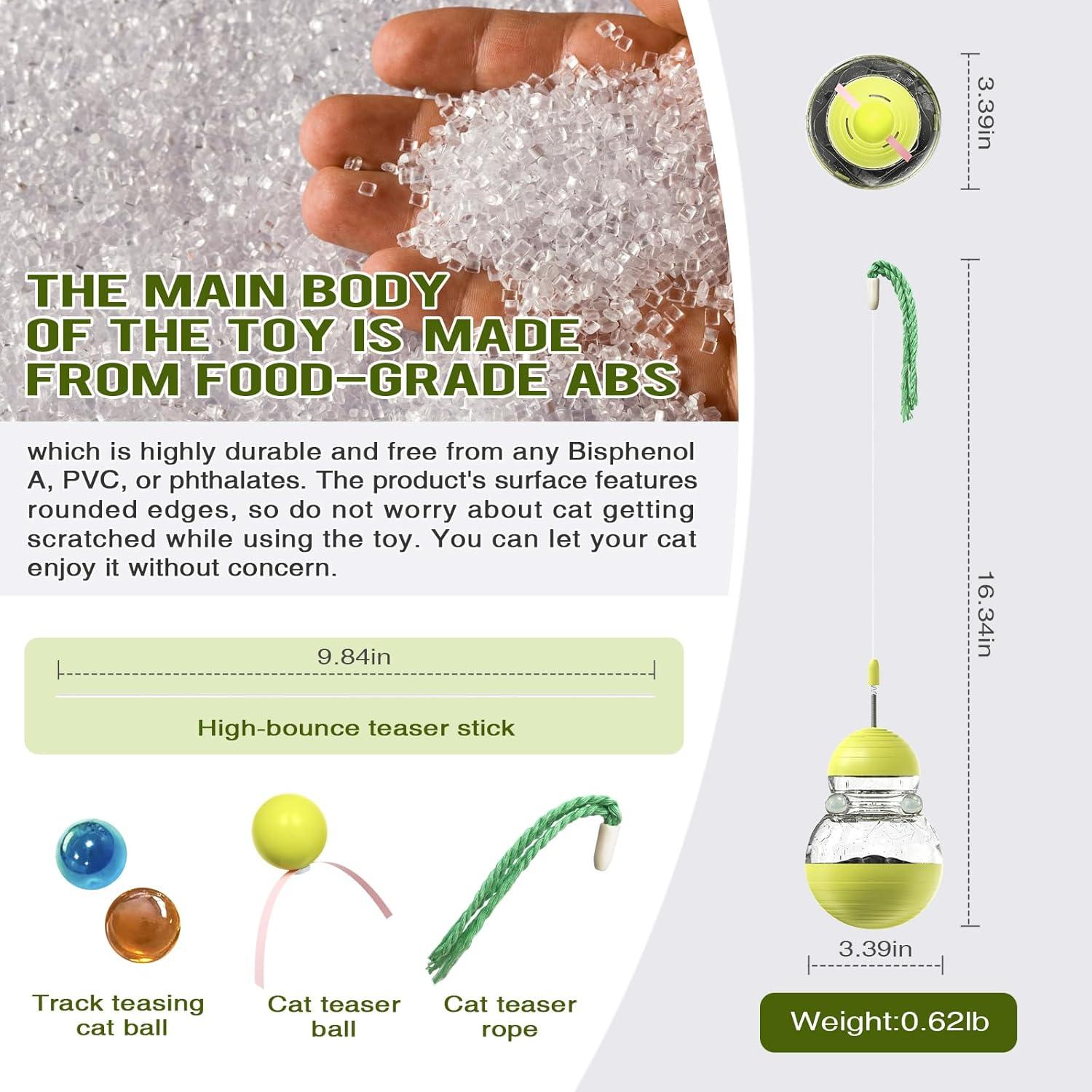 Juguete Interactivo para Gatos TLKNG con Dispensador de Comida